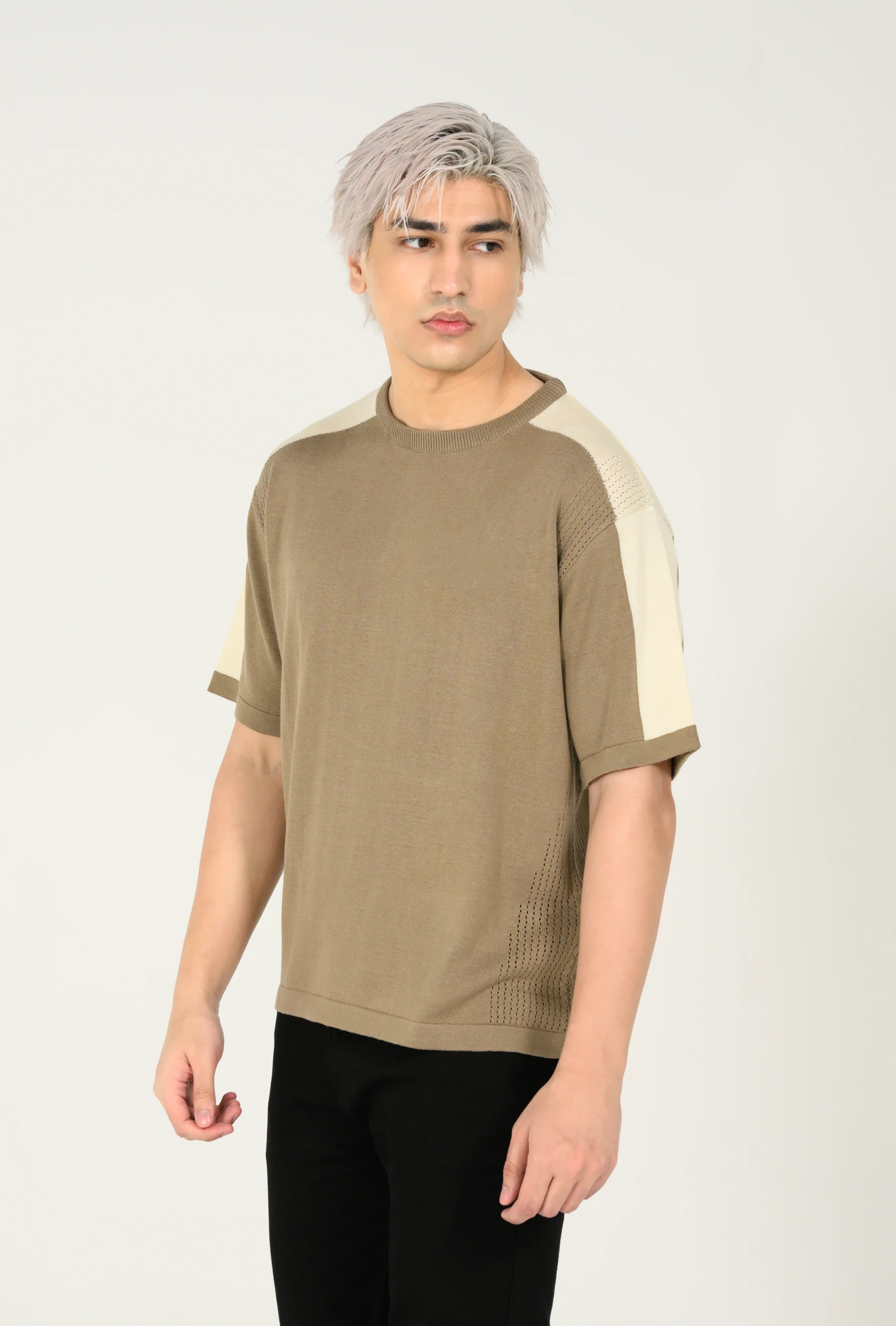 BOXY FIT KNITTED TEE - Image 6