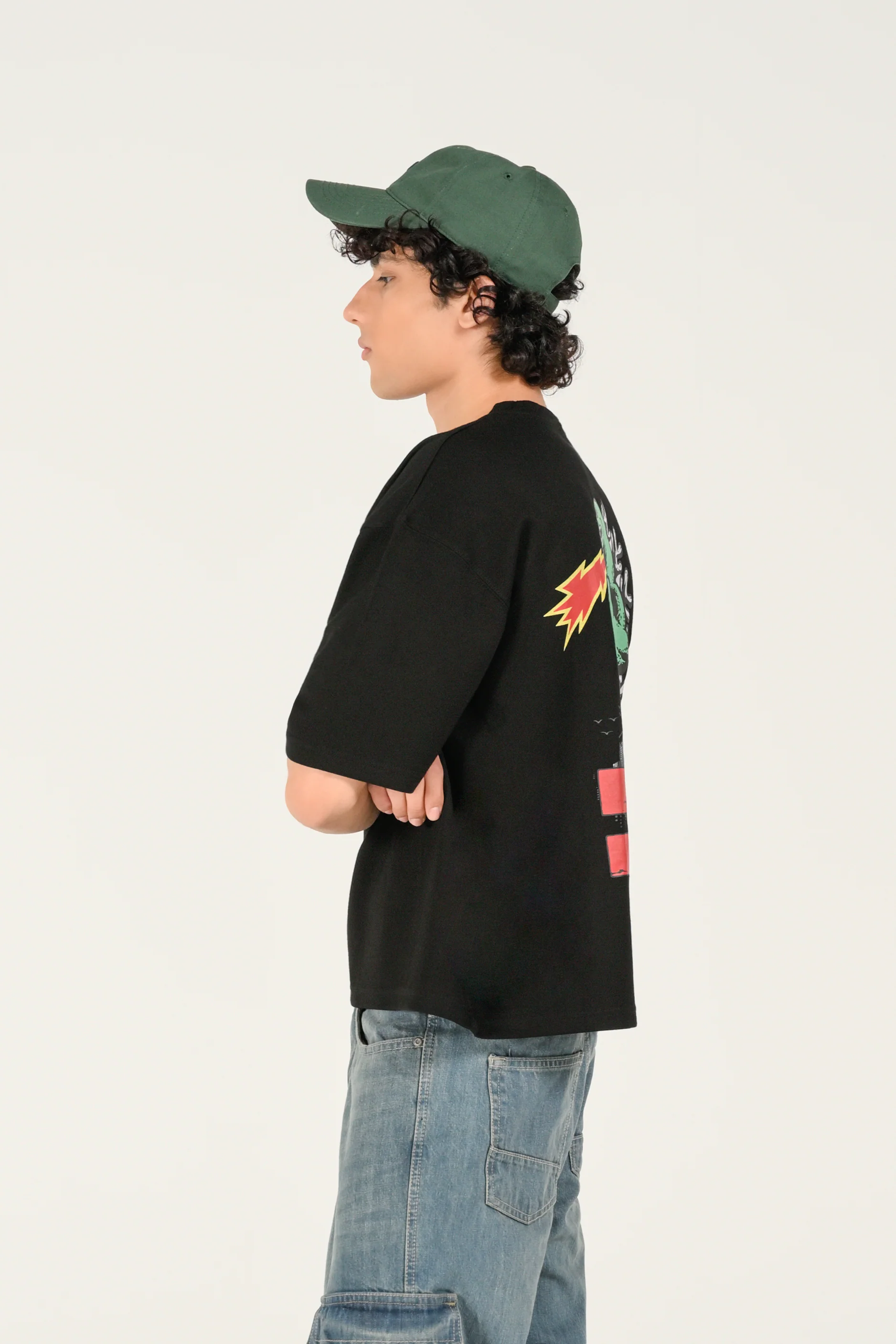 BOXY FIT CLOUD FEEL GRAPHIC TEE - Image 3