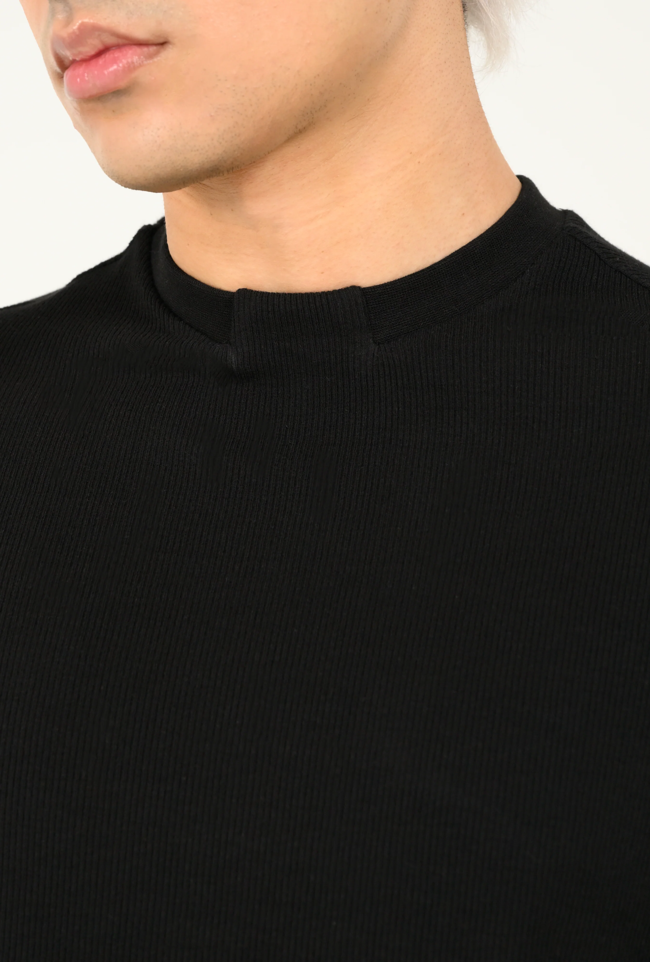 TEXTURED MODAL TEE - Image 5