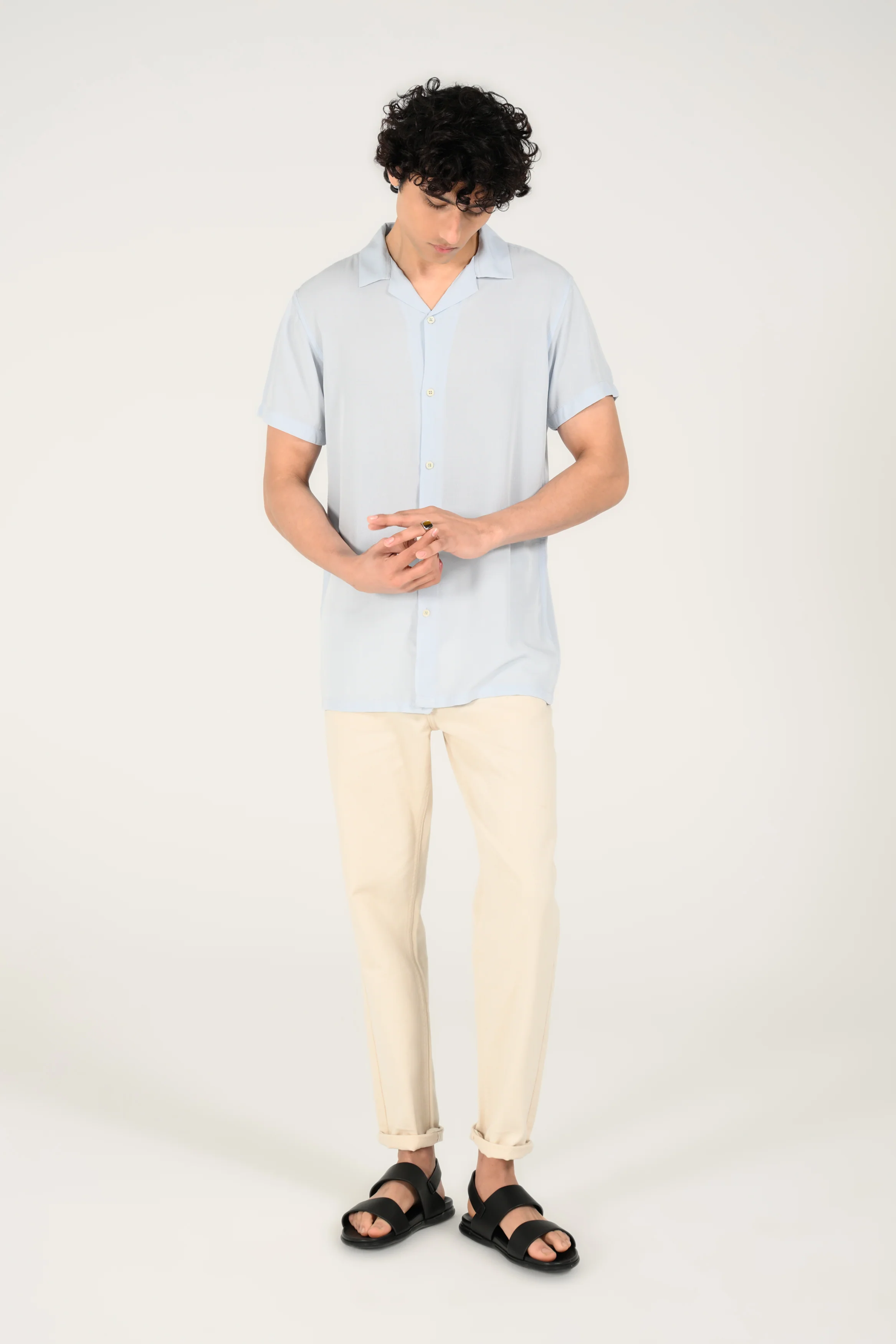 RESORT COLLAR DOBBY SHIRT - Image 5