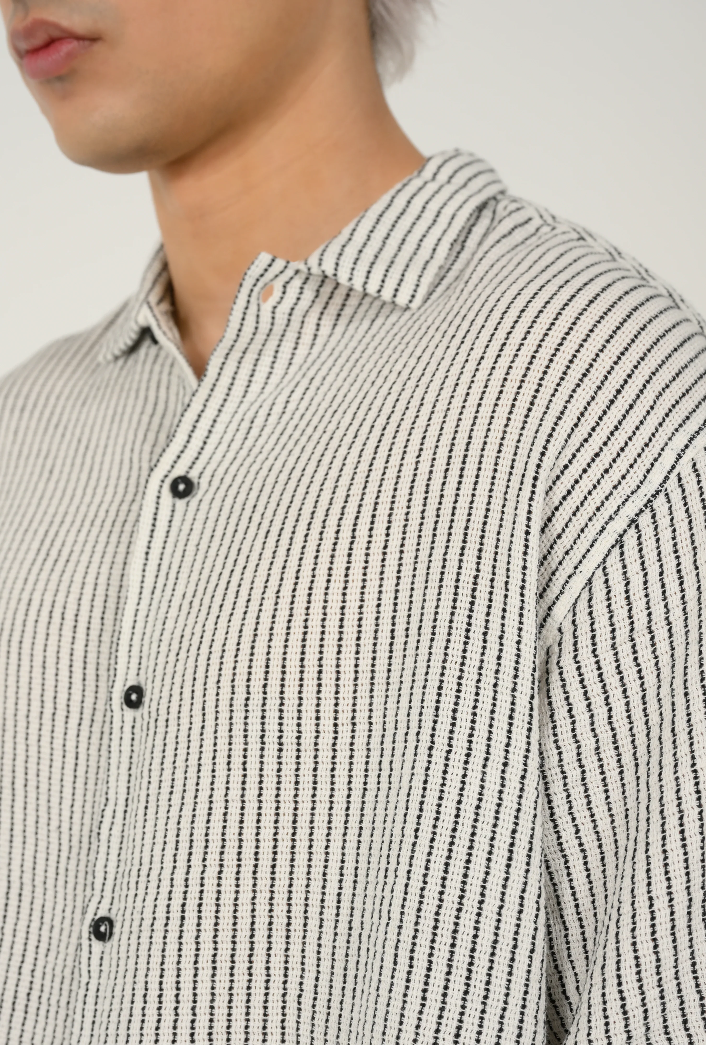 BOXY FIT DOBBY SHIRT - Image 7