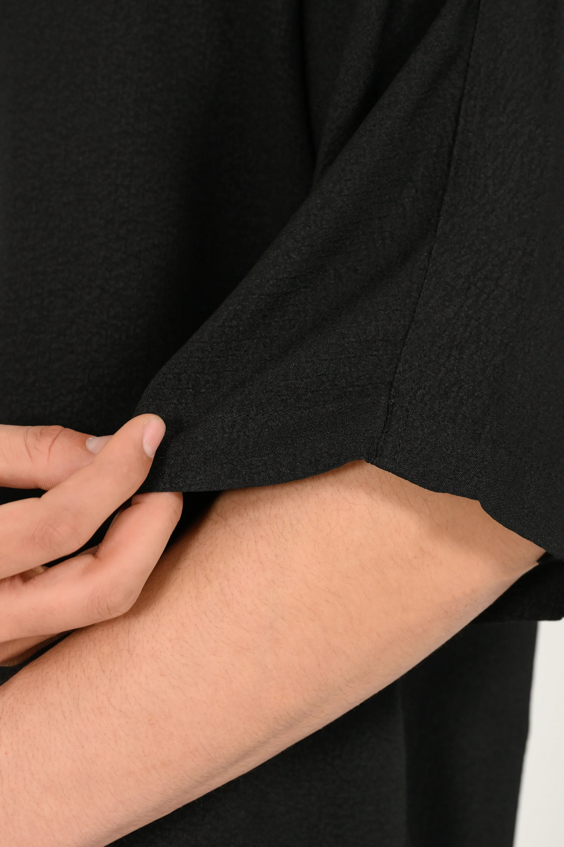 BAGGY FIT KIMONO SLEEVE RESORT COLLAR SHIRT - Image 7