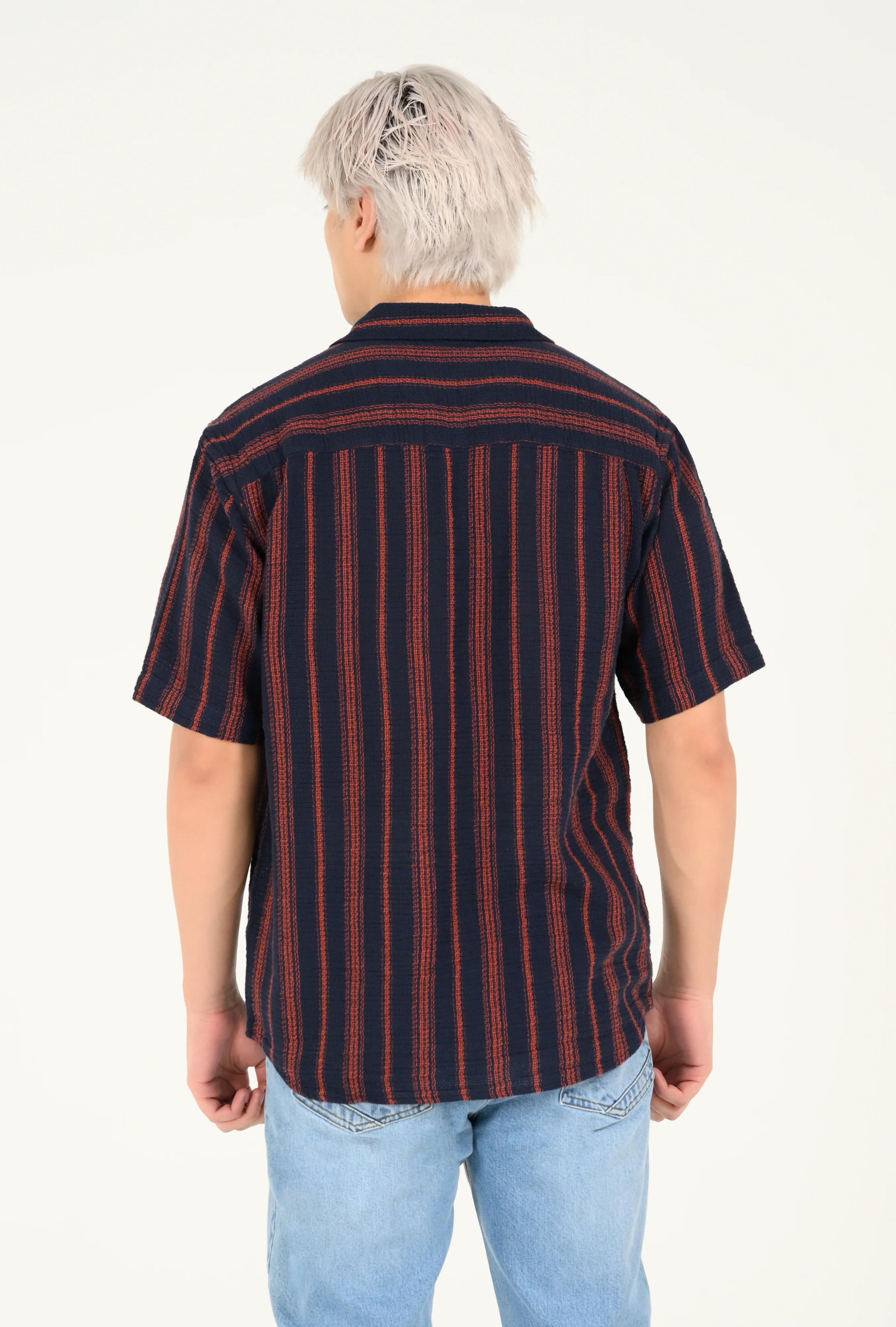 RELAXED FIT DOBBY SHIRT - Image 3