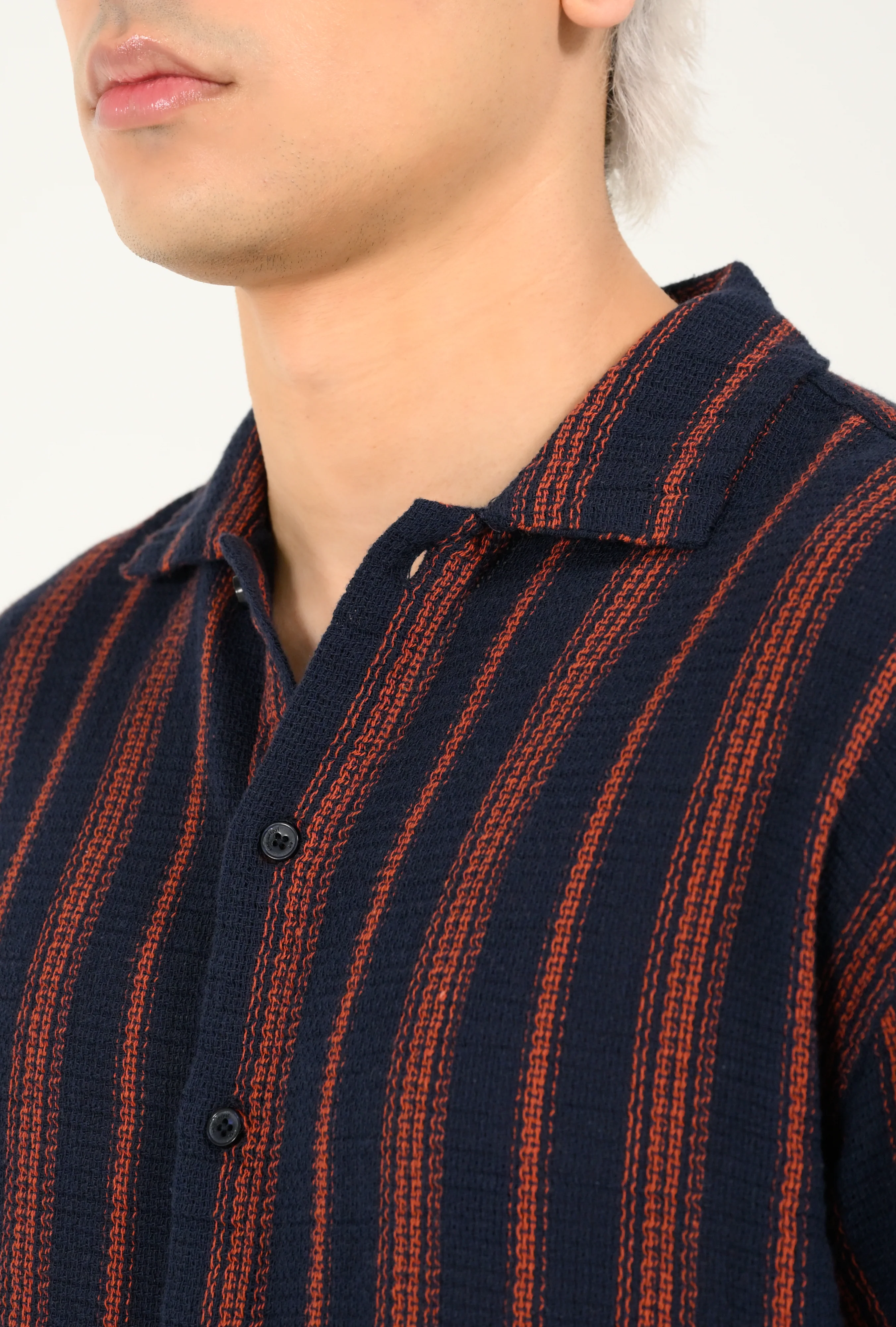 RELAXED FIT DOBBY SHIRT - Image 5