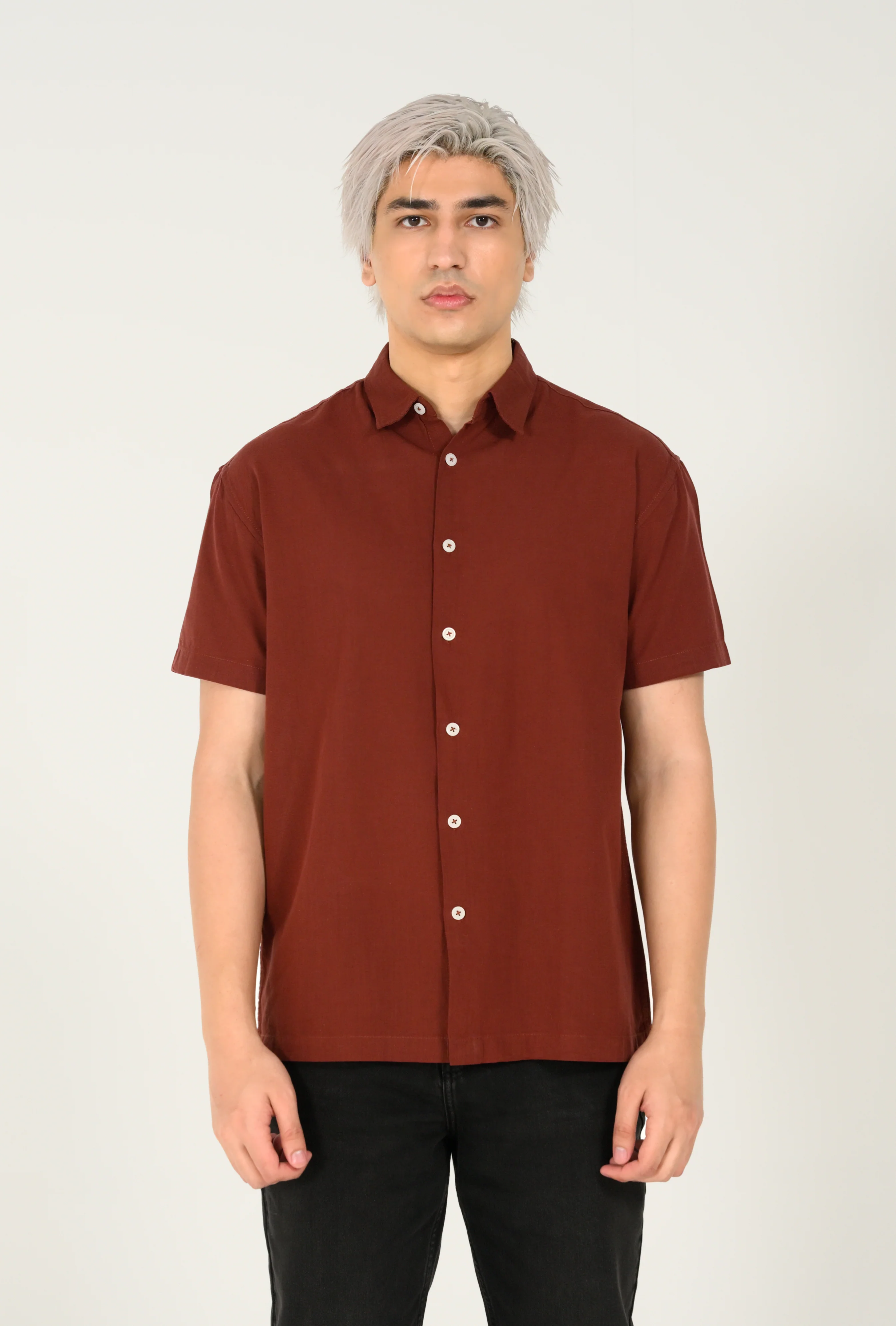 RELAXED FIT LINEN SHIRT - Image 4