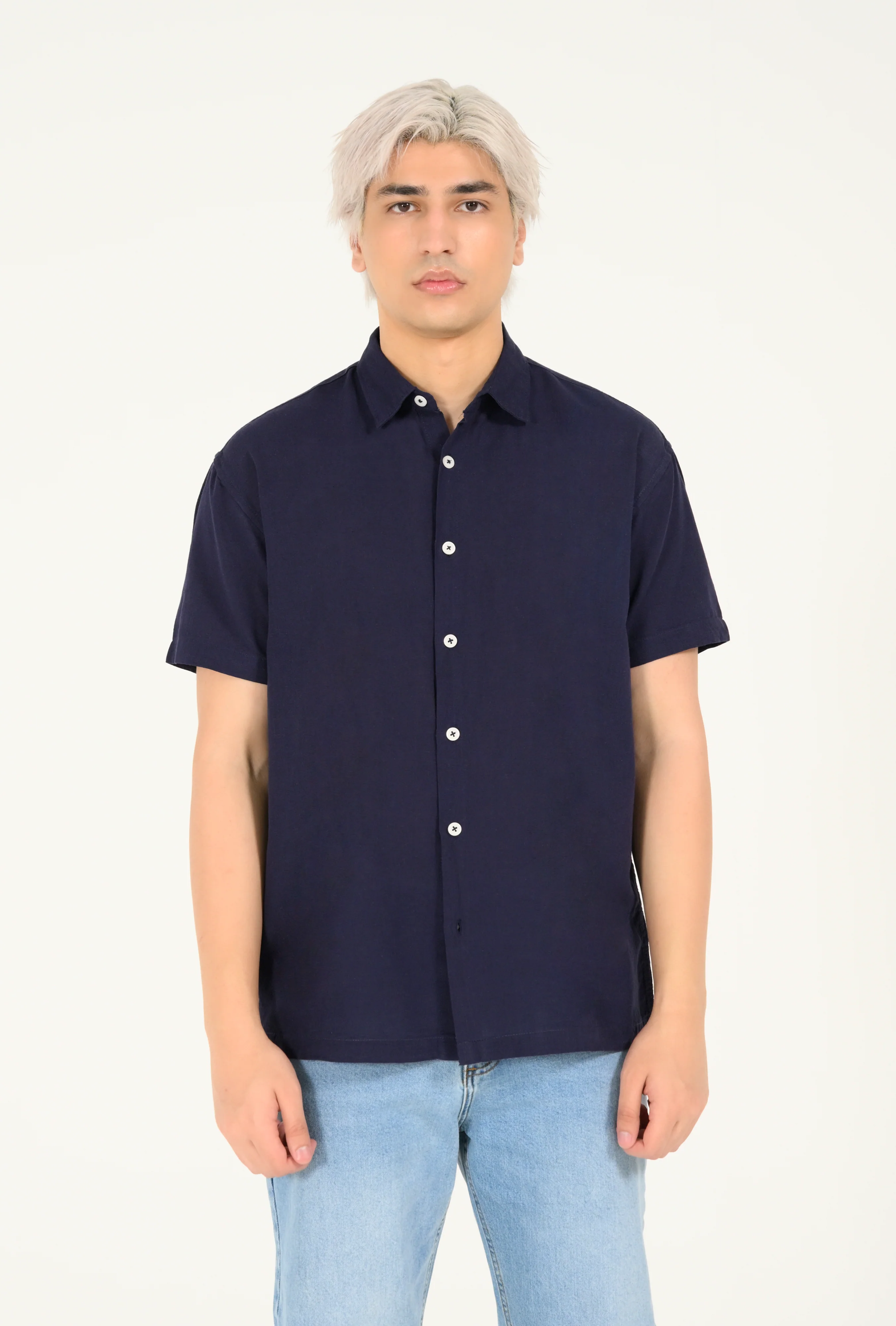RELAXED FIT LINEN SHIRT - Image 2