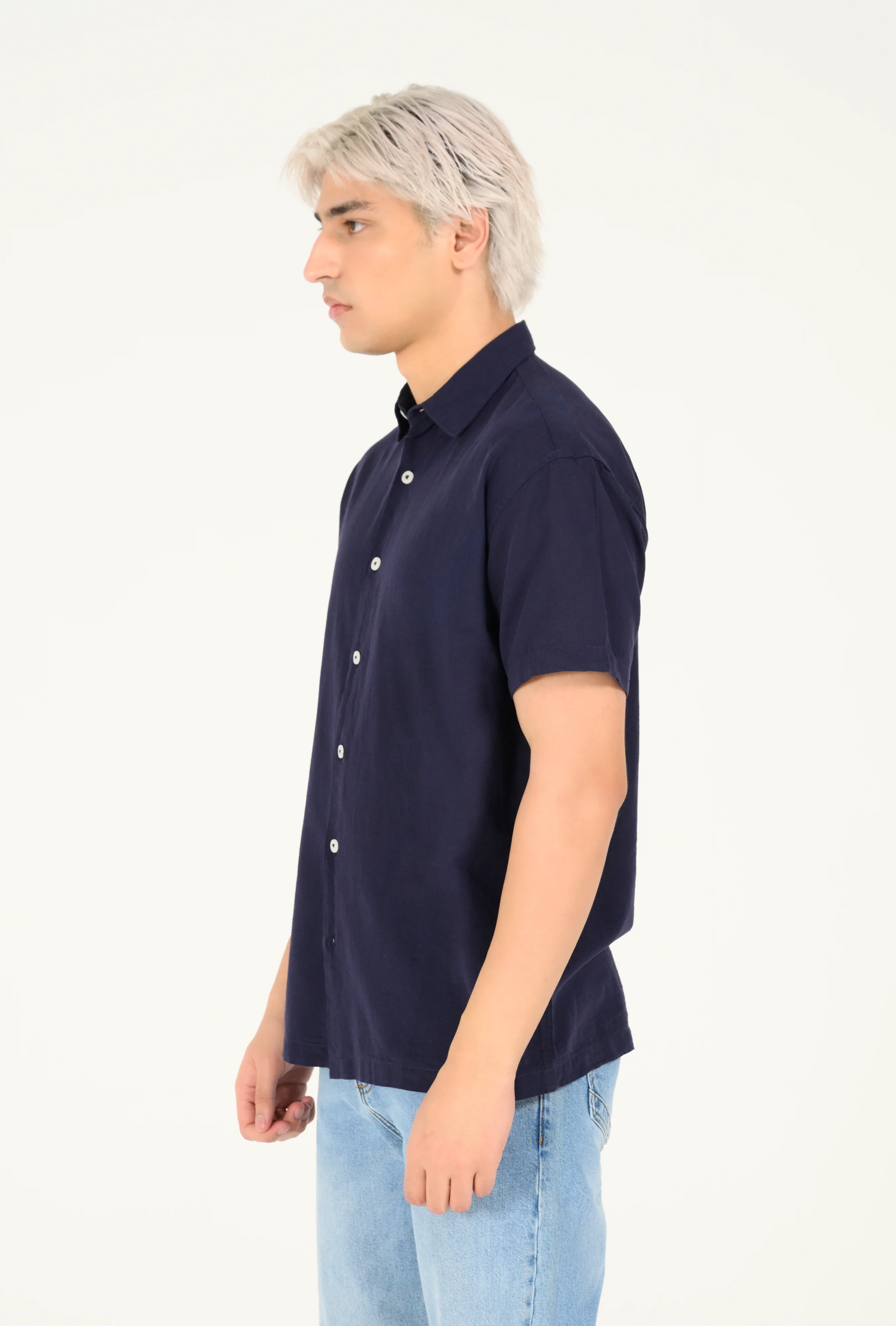 RELAXED FIT LINEN SHIRT - Image 3