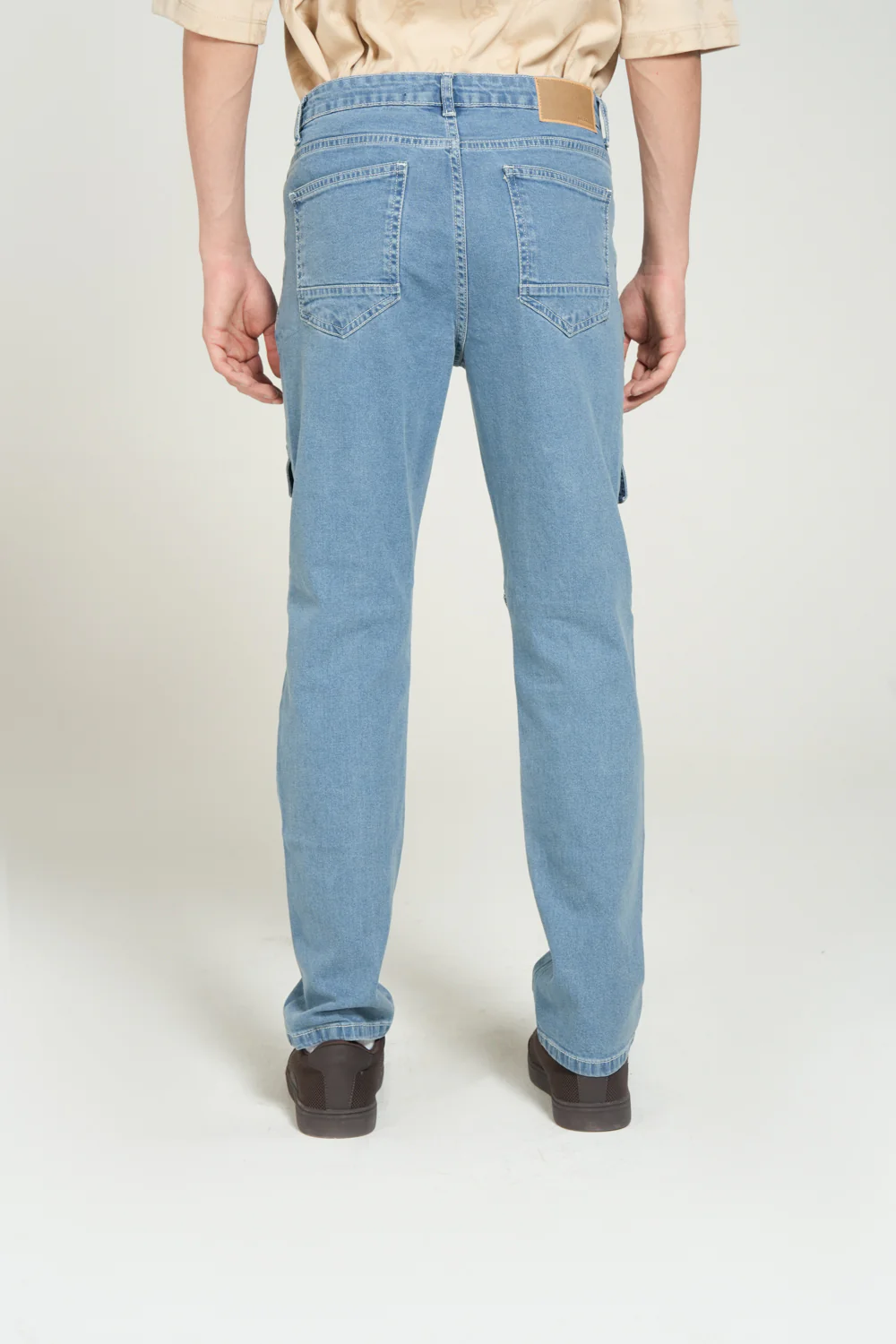 SLIM RELAXED FIT CARGO DENIM - Image 3