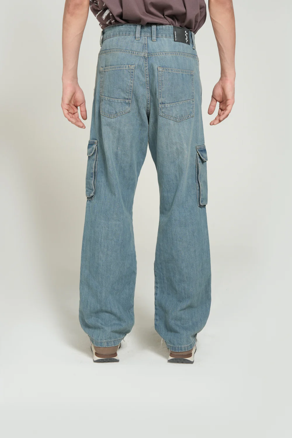 WIDE LEG FIT CARGO DENIM - Image 3