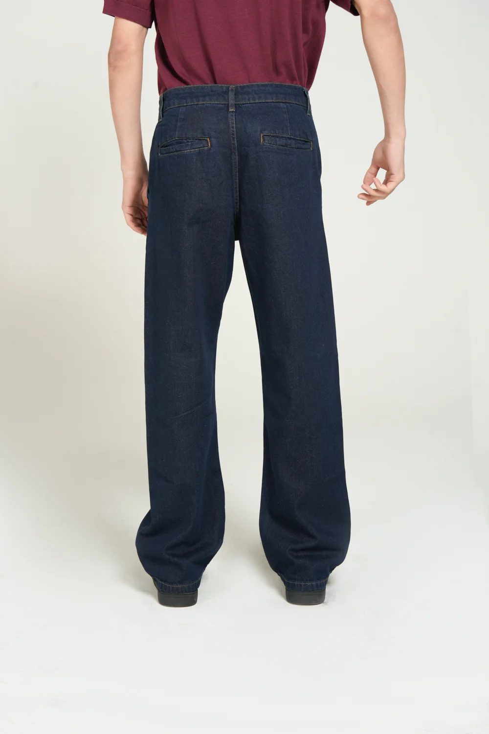 WIDE LEG FIT PLEATED CHINO DENIM - Image 3
