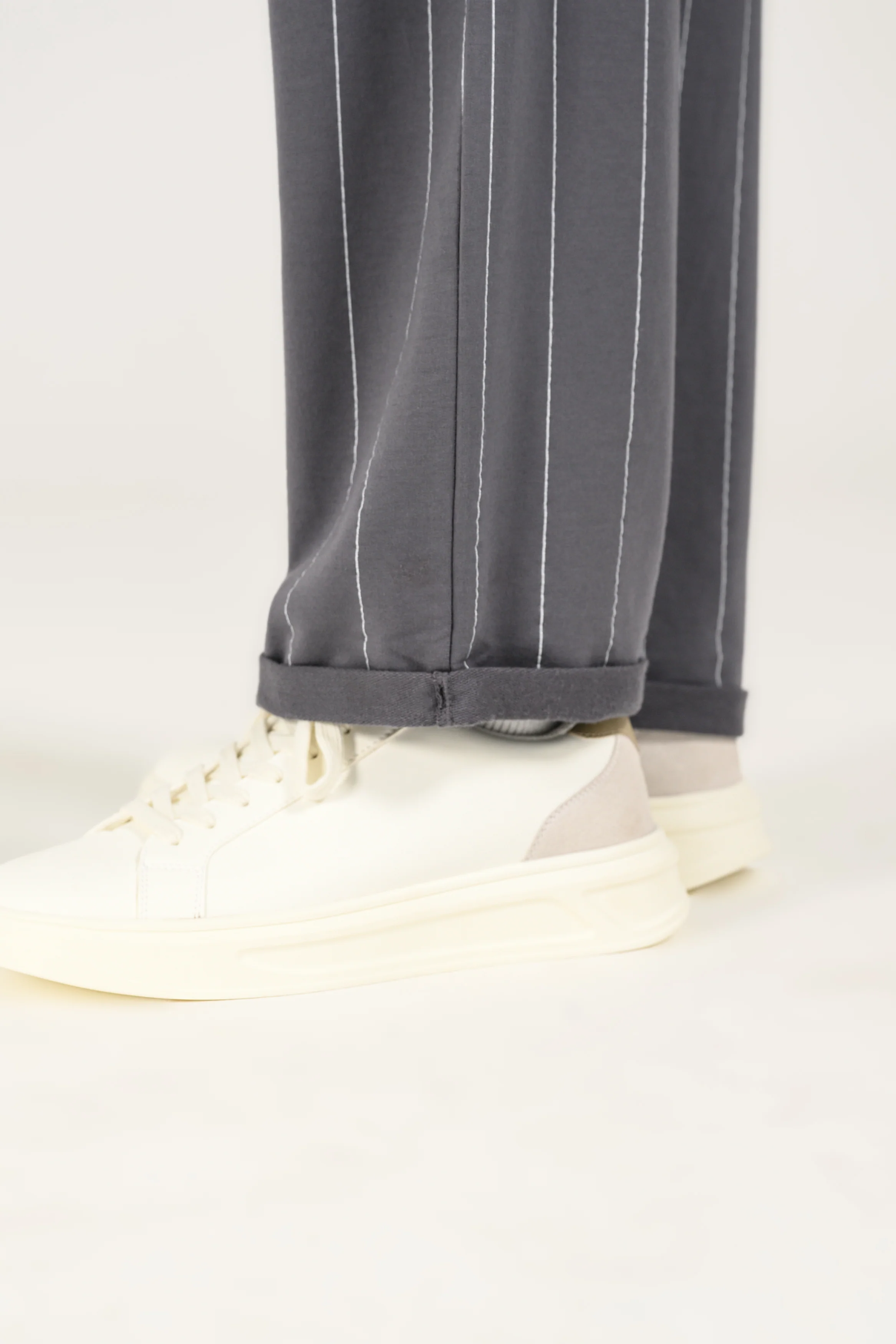MODAL CLOUD FEEL STRIPED TROUSER - Image 5