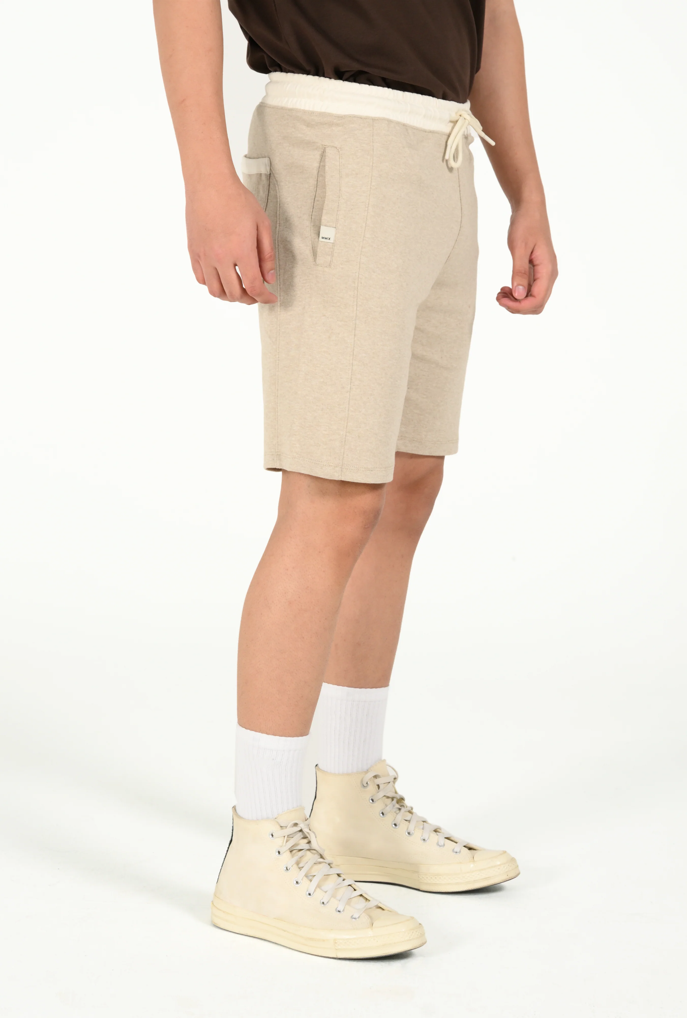 CONTRAST BELT KNIT SHORT - Image 4