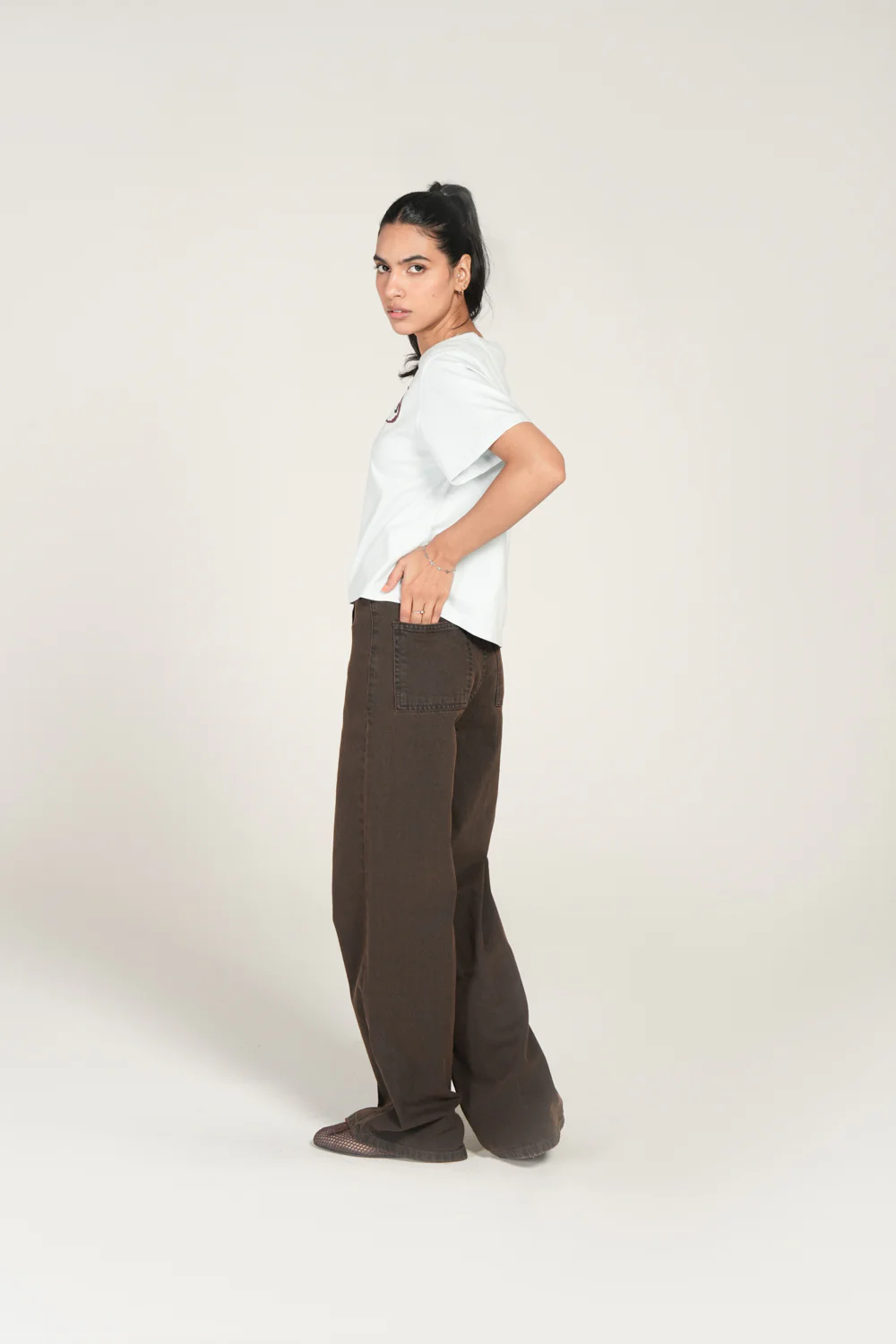 PRINTED BOXY FIT TEE - Image 3