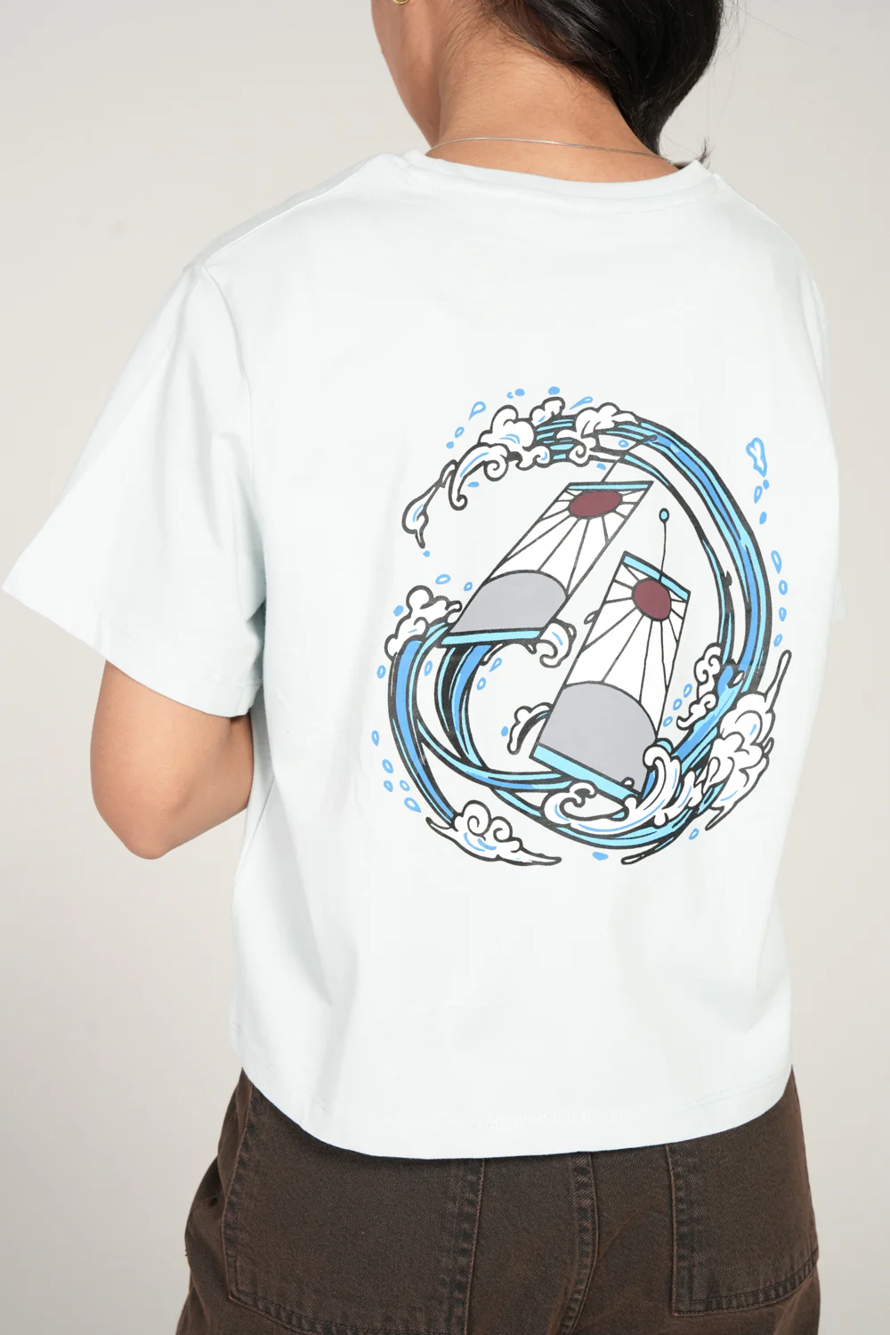 PRINTED BOXY FIT TEE - Image 5