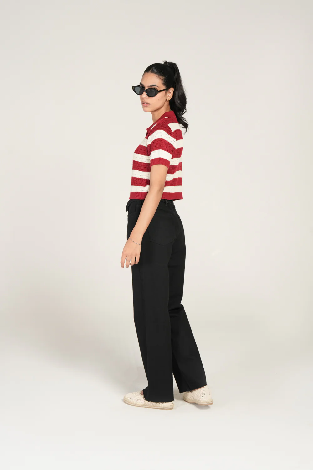 CROCHET KNIT POLO - Image 2