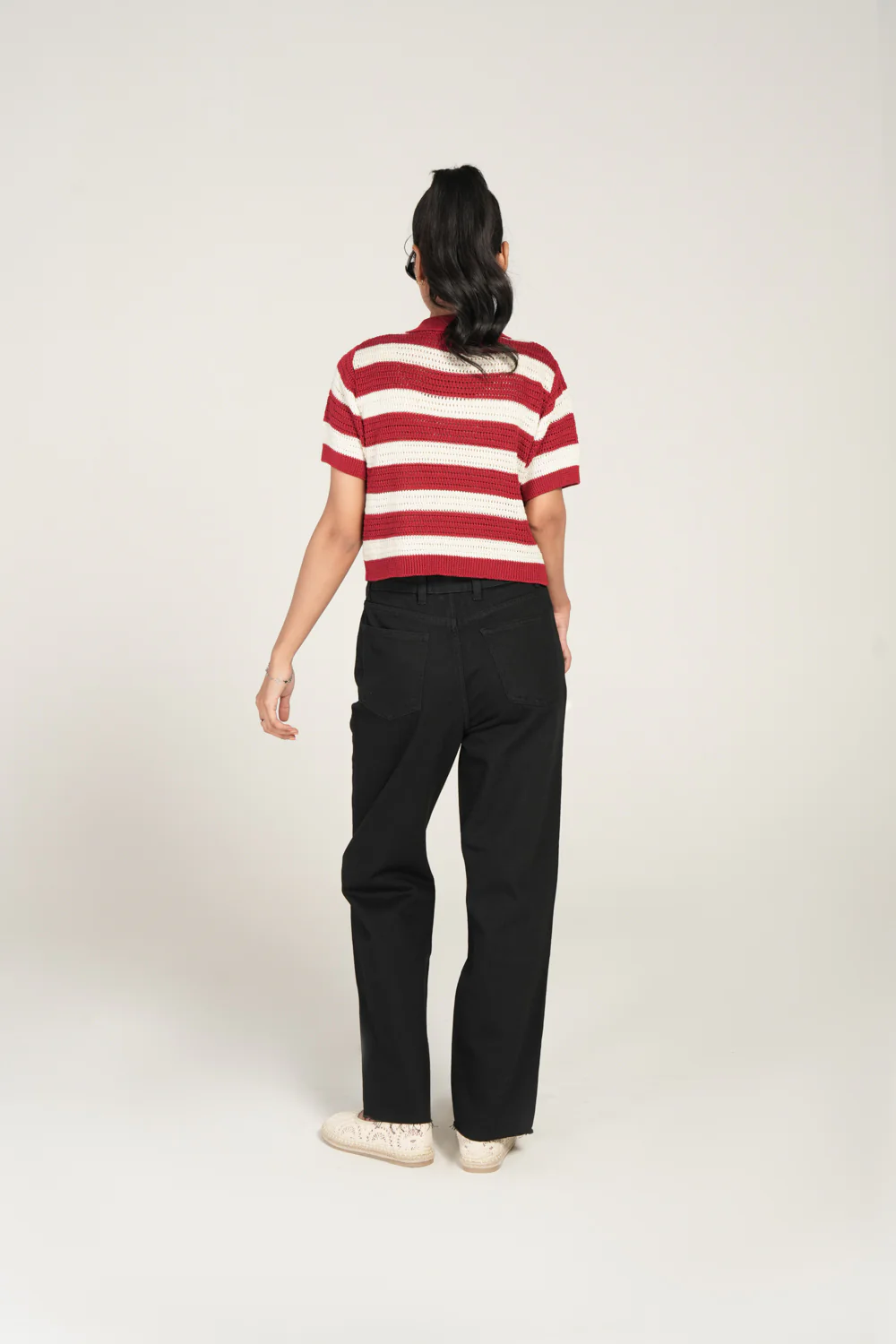 CROCHET KNIT POLO - Image 3