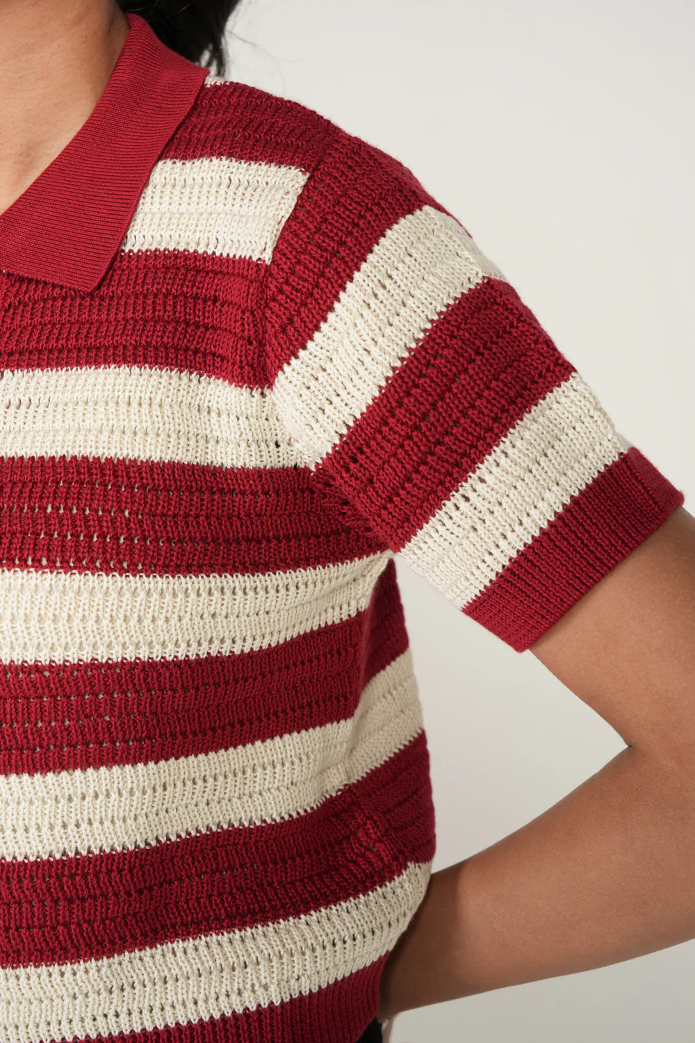 CROCHET KNIT POLO - Image 4