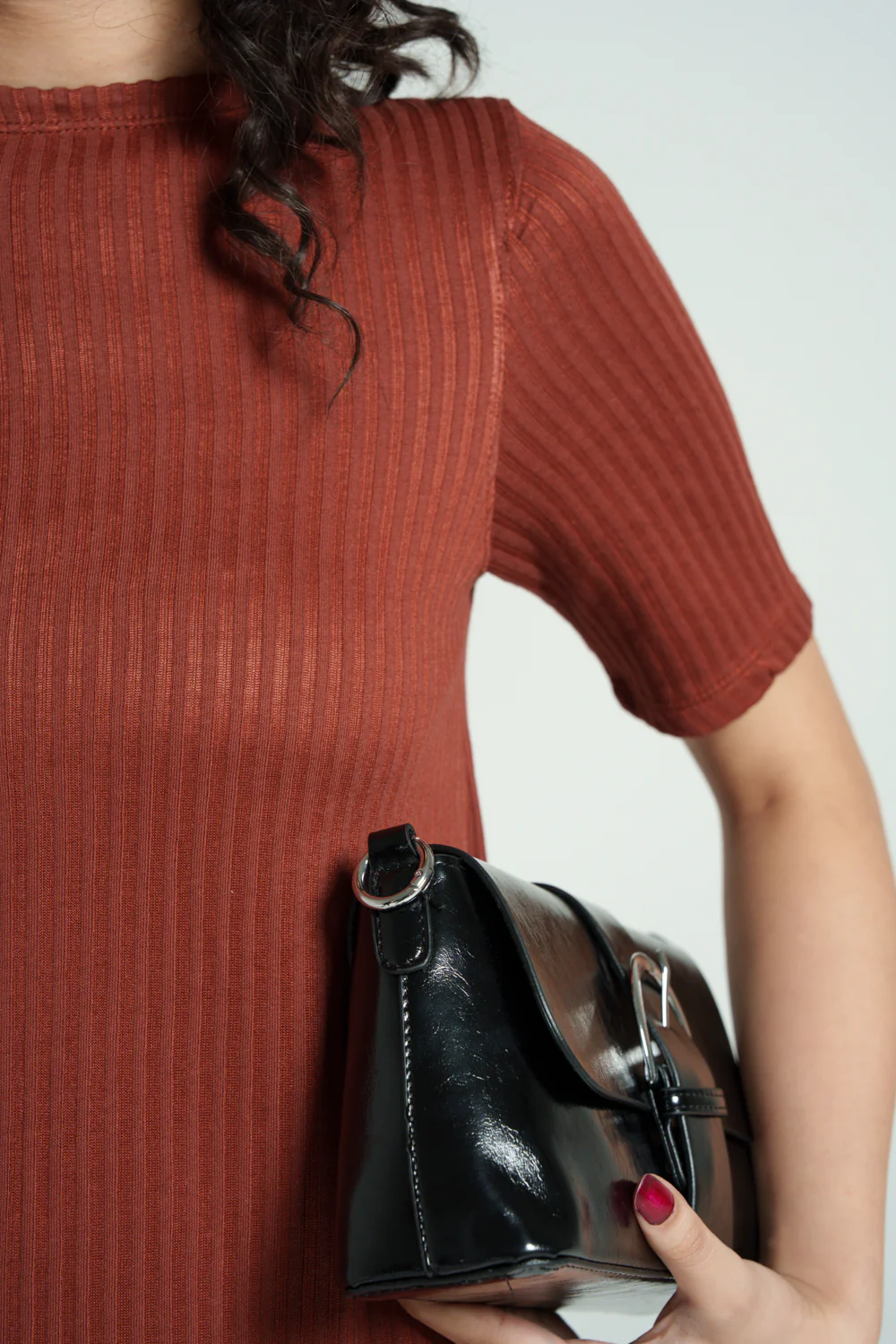 TEXTURED KNIT DRESS - Image 4