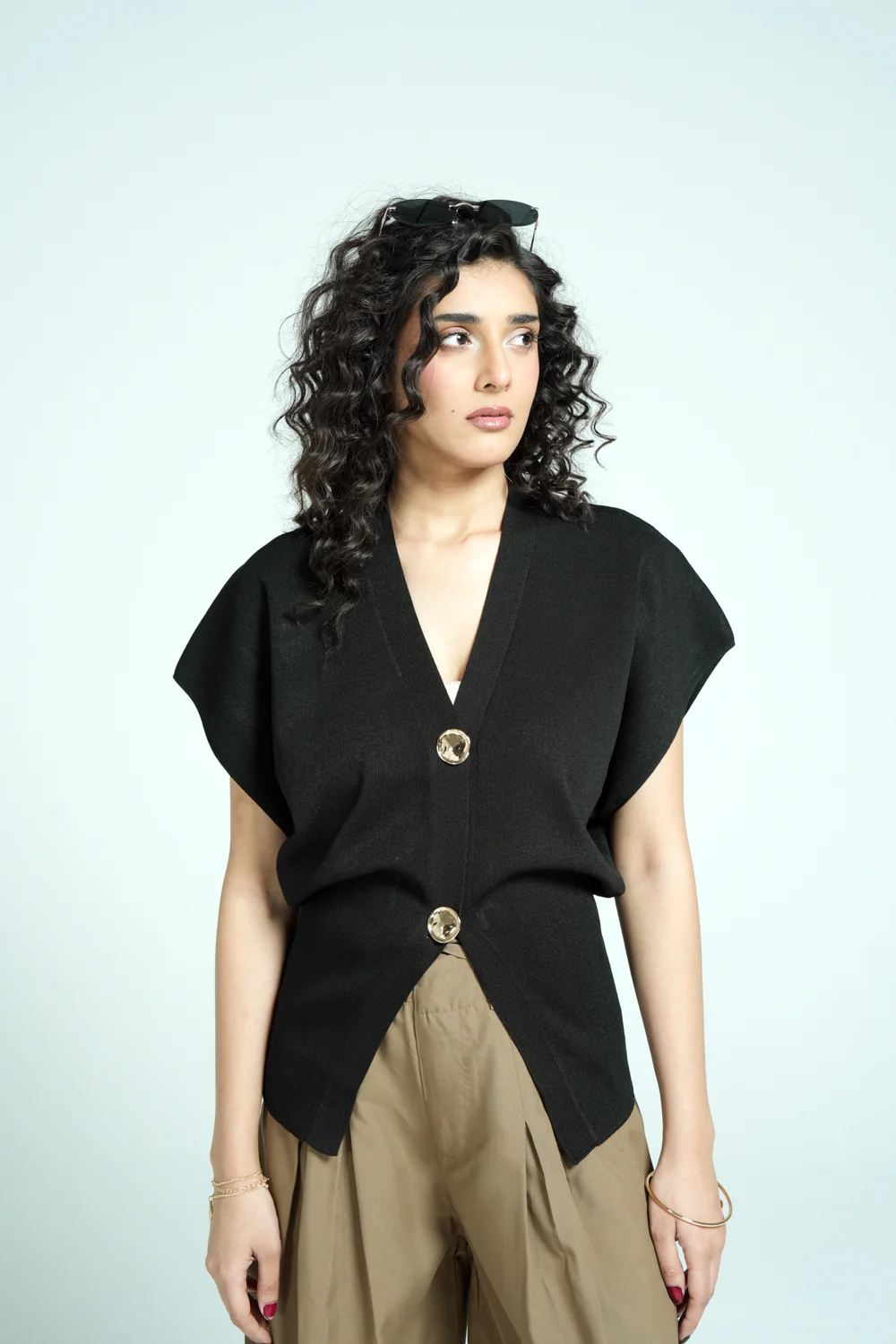 KNITTED KIMONO TOP - Image 4
