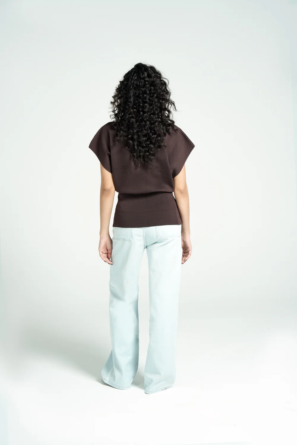 KNITTED KIMONO TOP - Image 3