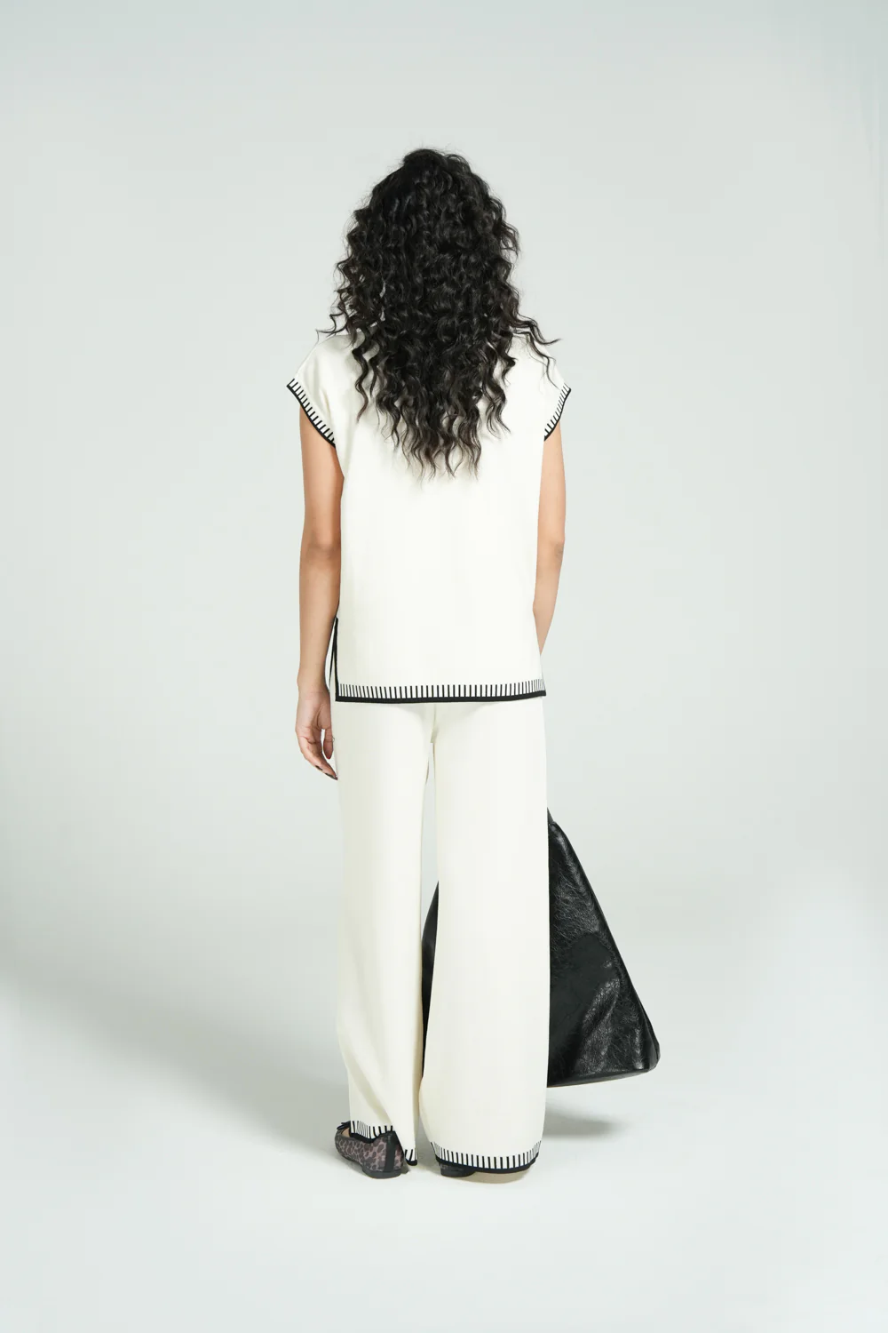 CONTRAST KNIT TOP - Image 3
