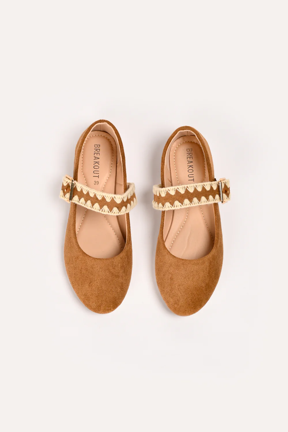 SUEDE PUMPS WITH EMBROIDERY DETAIL - Image 2