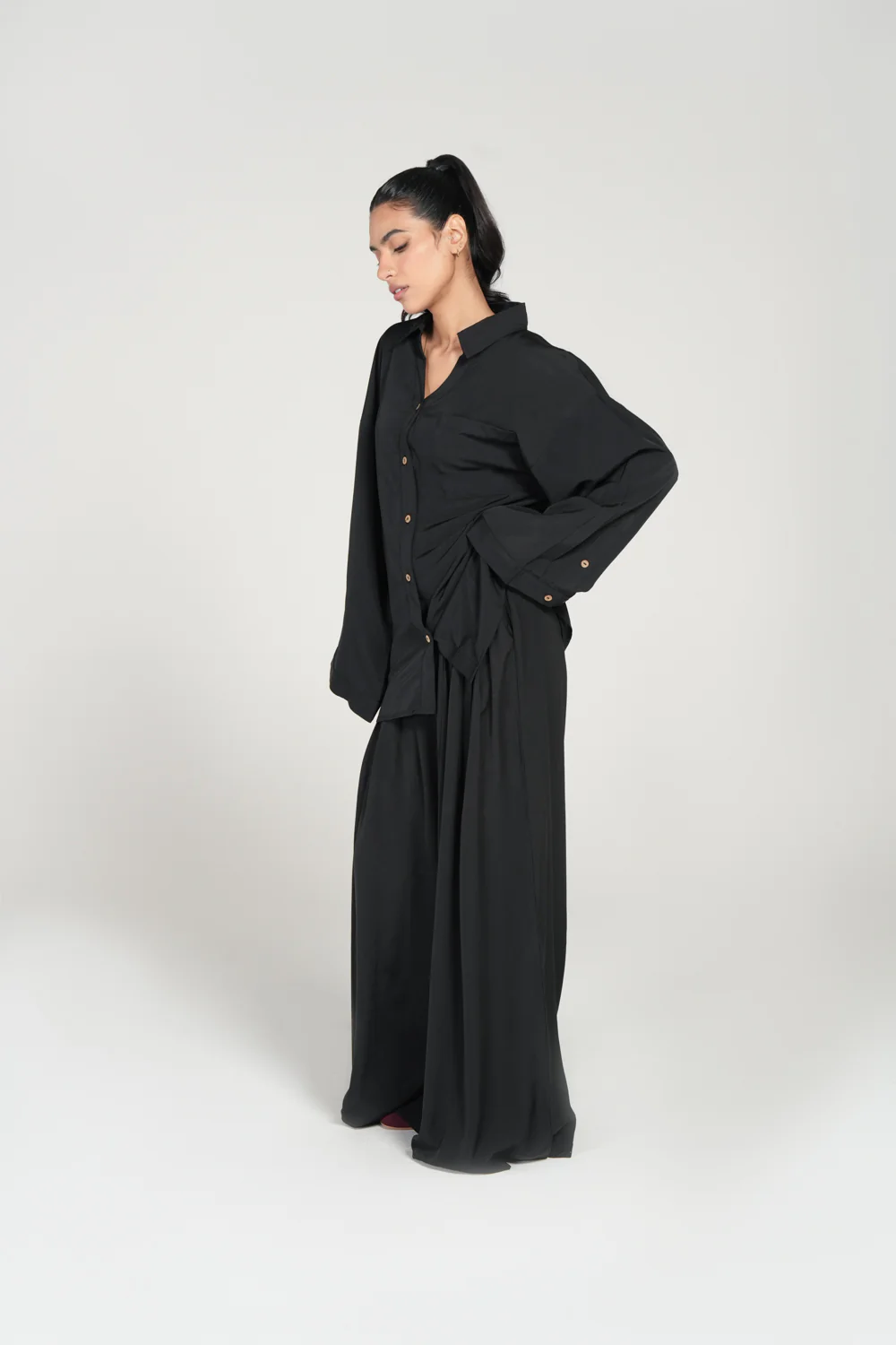 BUTTON DOWN WITH SLEEVE DETAIL - Image 2