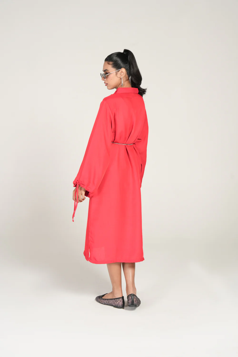 DRESS WITH CUFF DETAIL - Image 3
