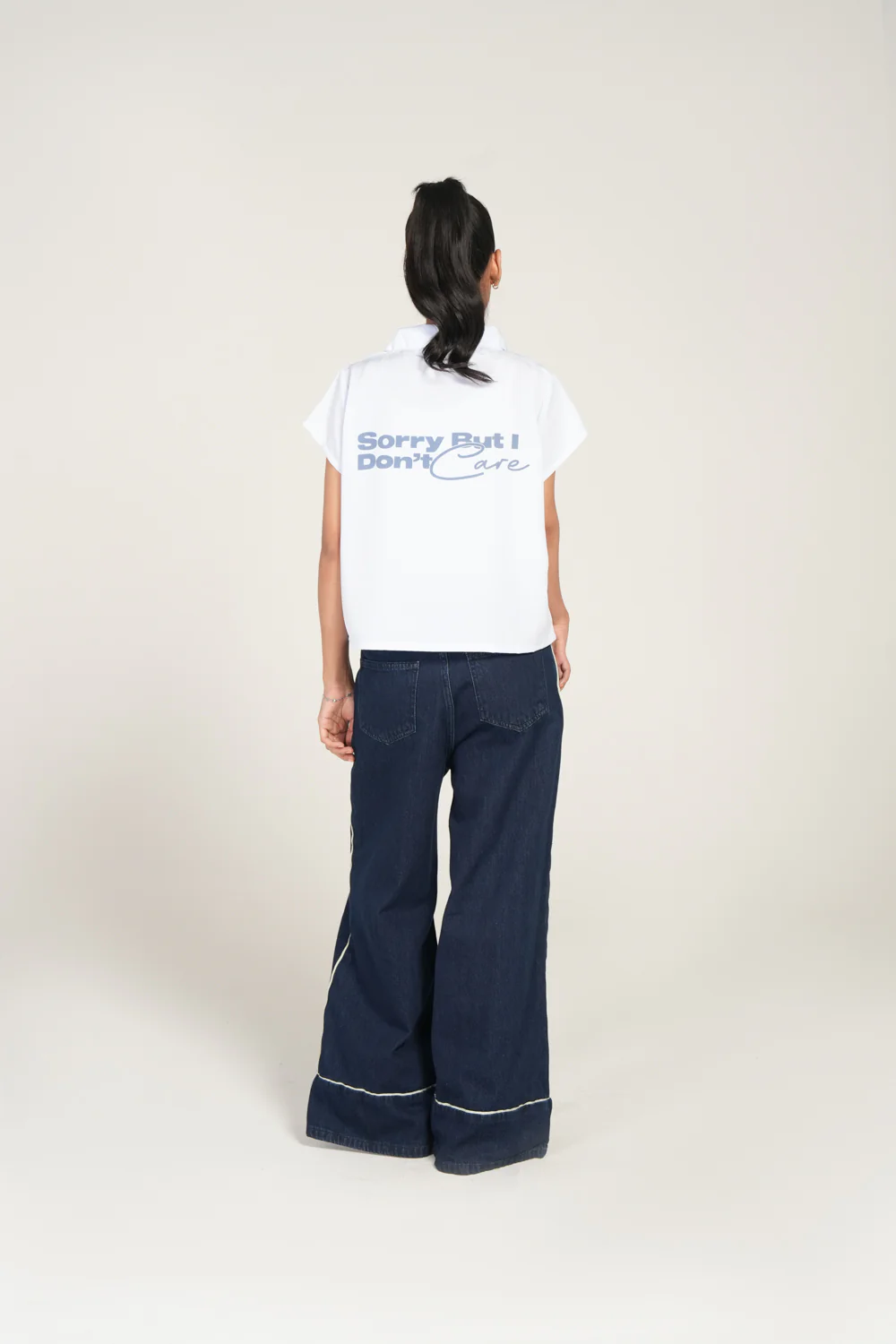 PRINTED BUTTON DOWN TOP - Image 2