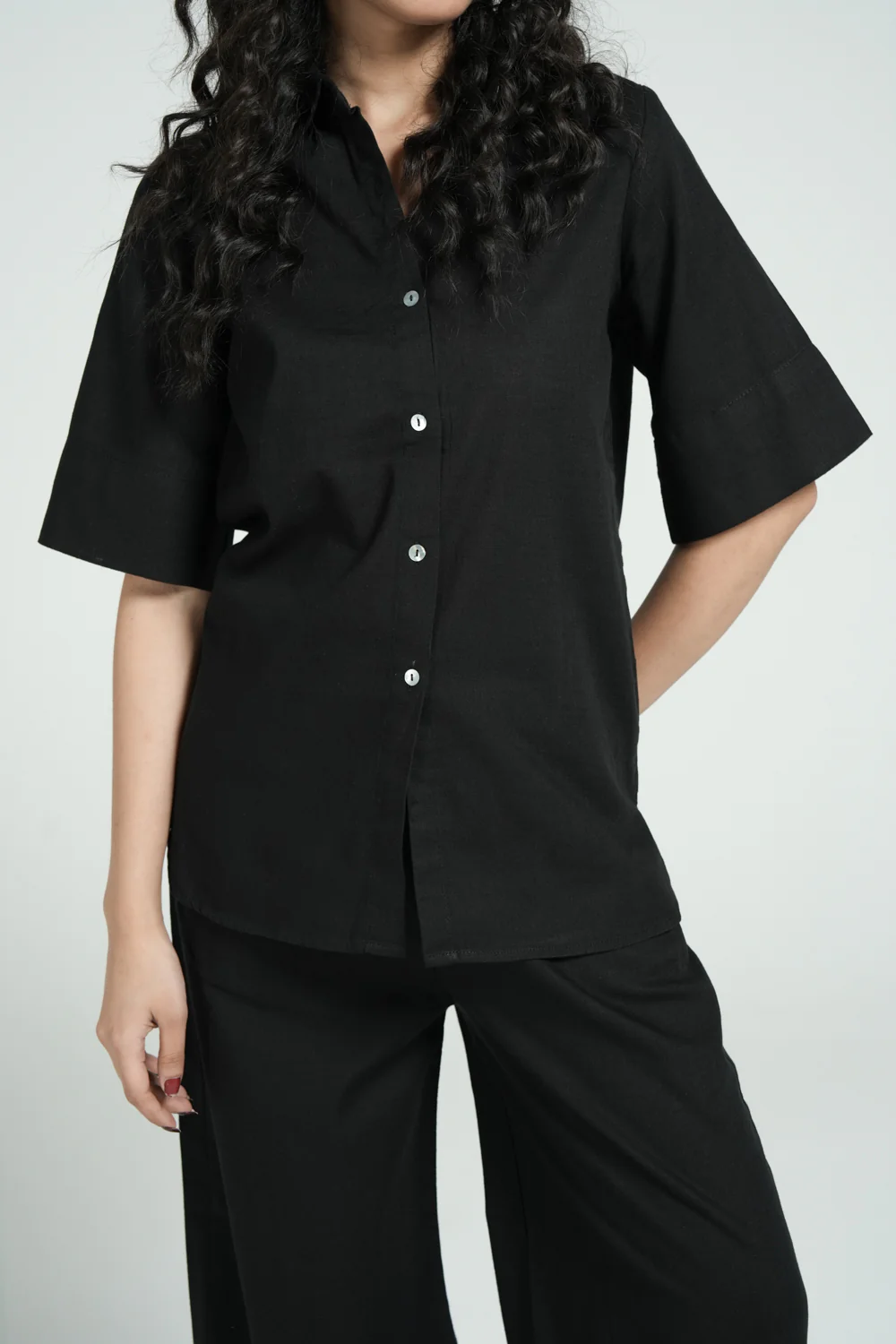OVERSIZED BUTTON DOWN TOP - Image 4