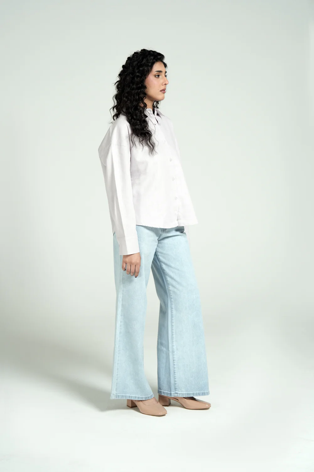 OVERSIZED BUTTON DOWN TOP - Image 2