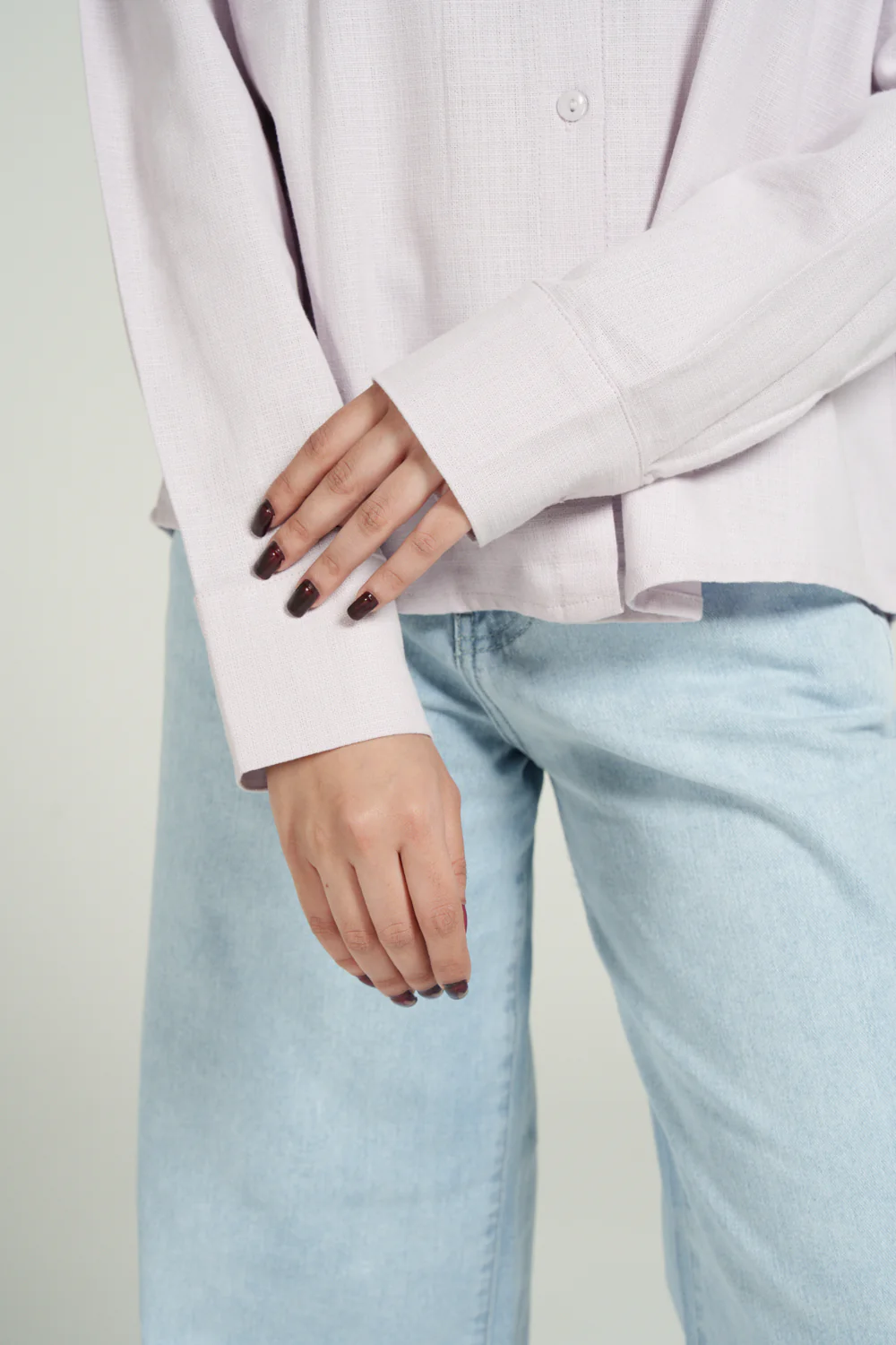 OVERSIZED BUTTON DOWN TOP - Image 4