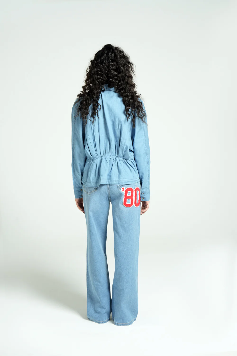 PLEATED BUTTON DOWN TOP - Image 3