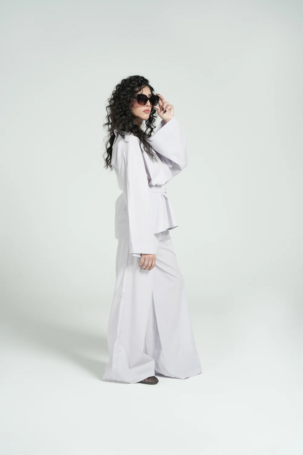 PINSTRIPED OVERSIZED TOP - Image 4