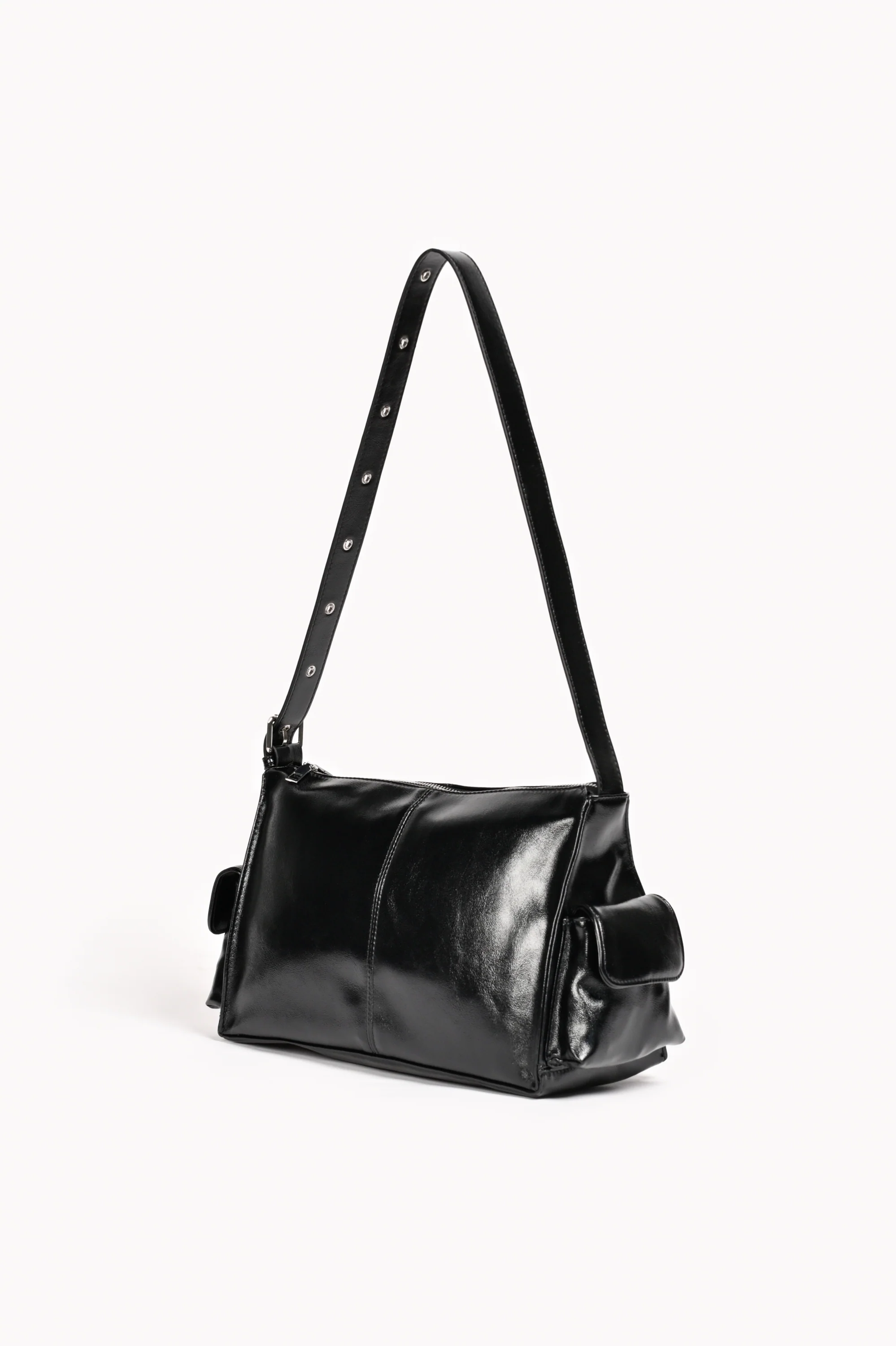 PATENT SHOULDER BAG - Image 2