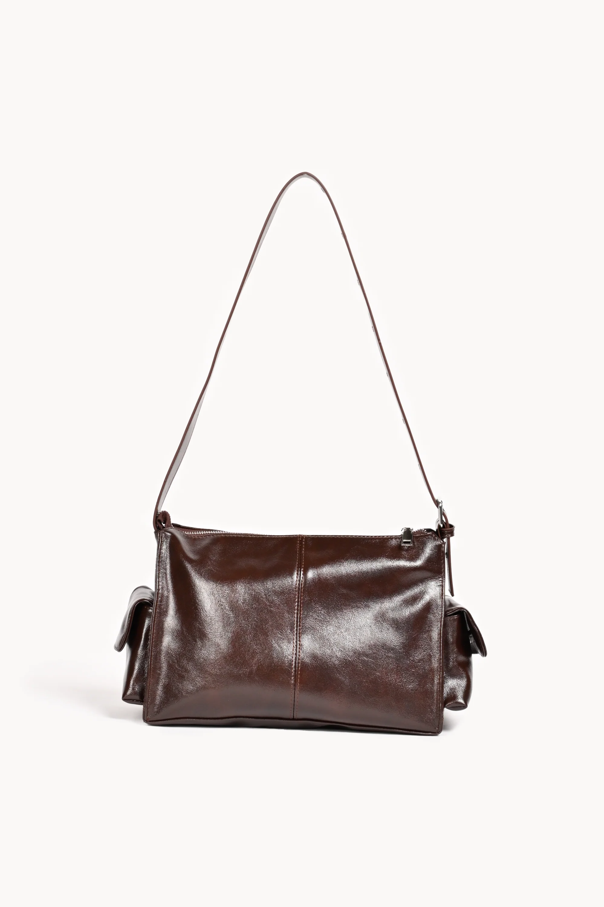 PATENT SHOULDER BAG - Image 3