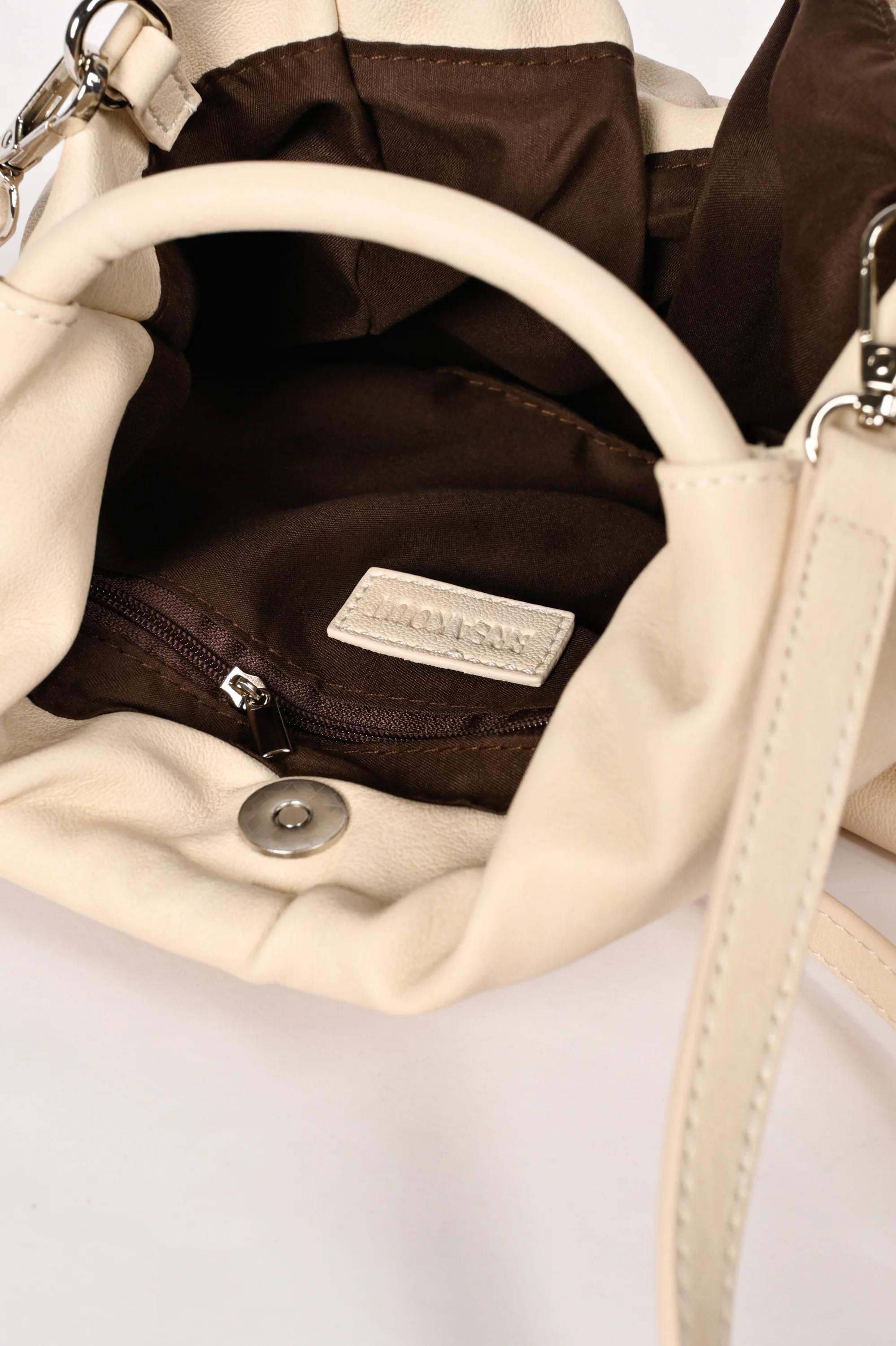 RUCHED TOP HANDLE BAG - Image 5