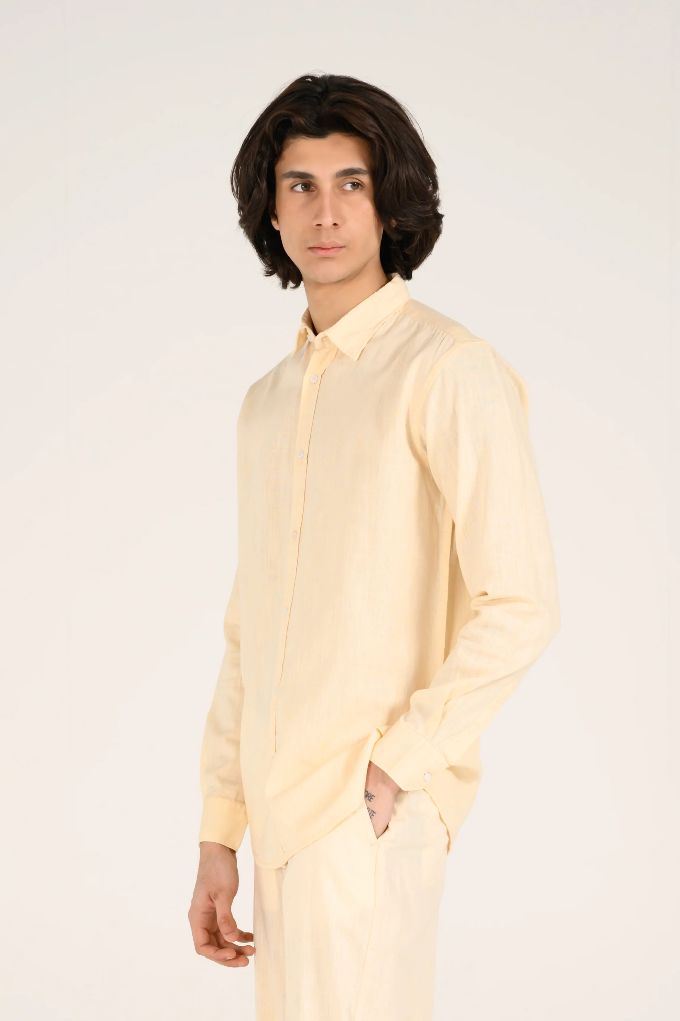 BUTTON DOWN LINEN SHIRT - Image 2