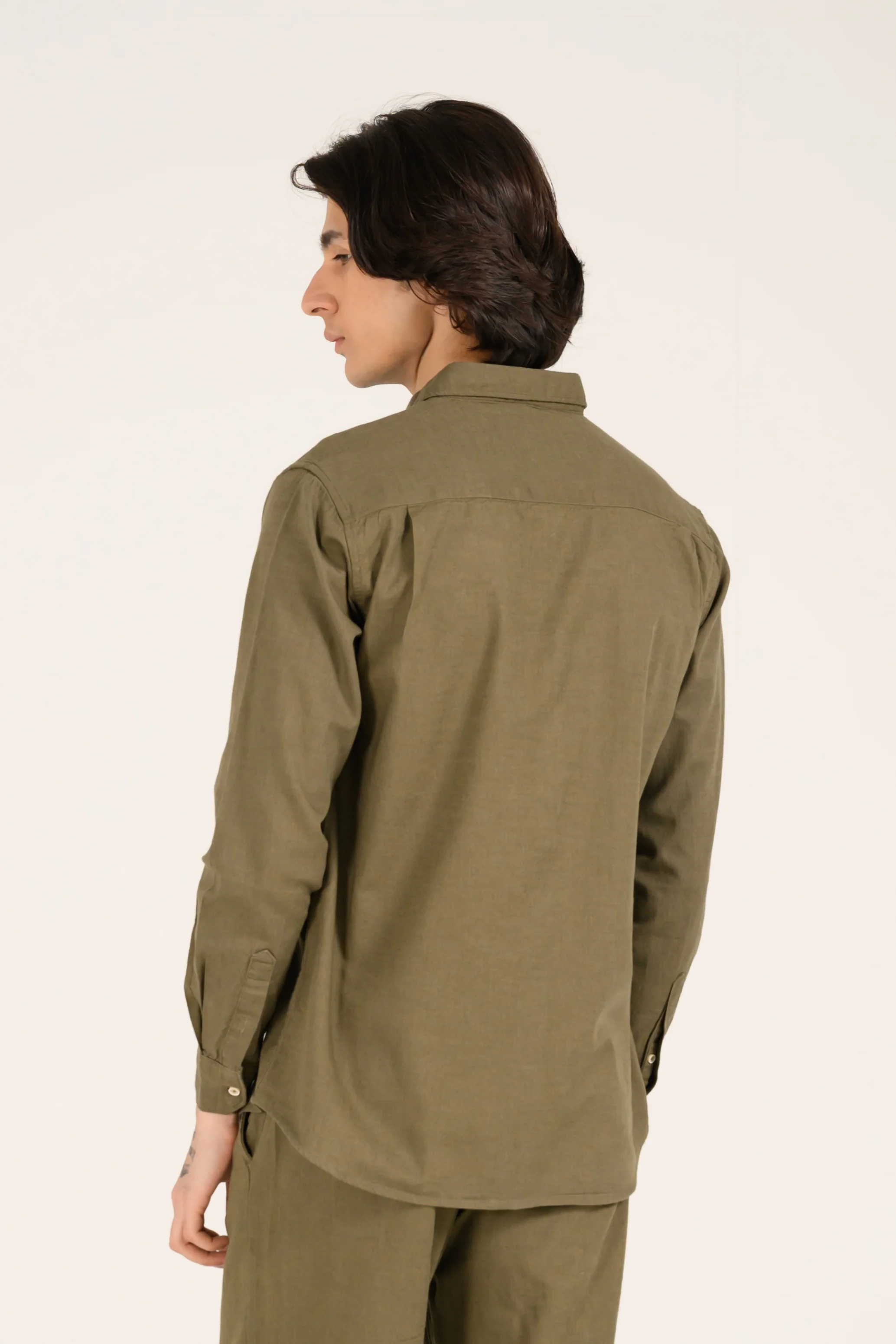 BUTTON DOWN LINEN SHIRT - Image 3