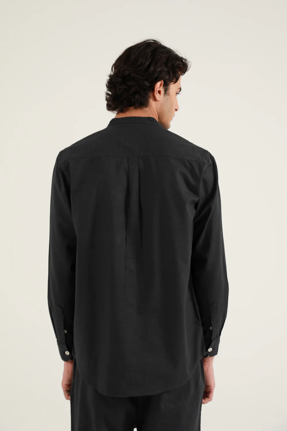 MANDARIN LINEN SHIRT - Image 3