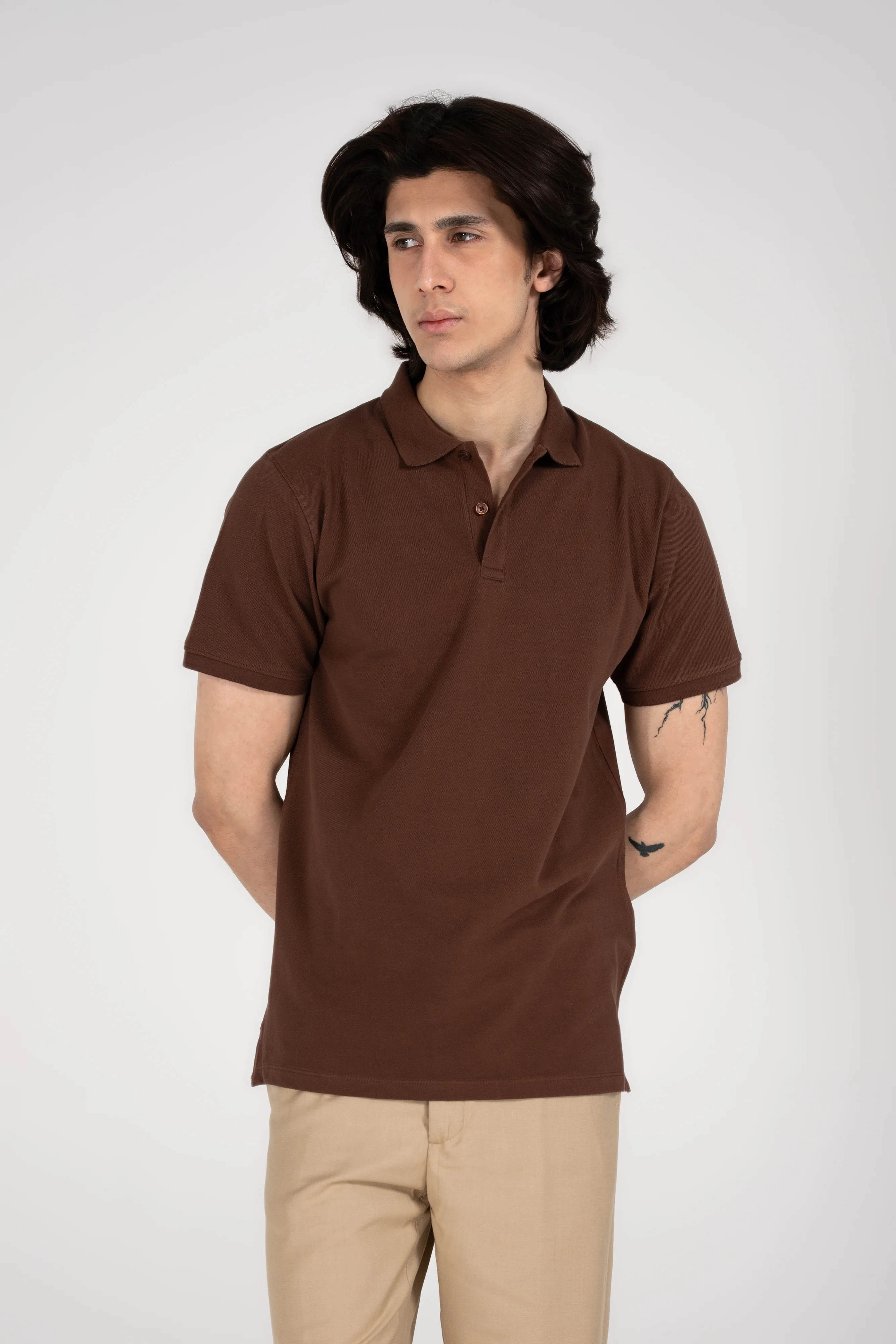 TEXTURED PIQUE POLO - Image 5