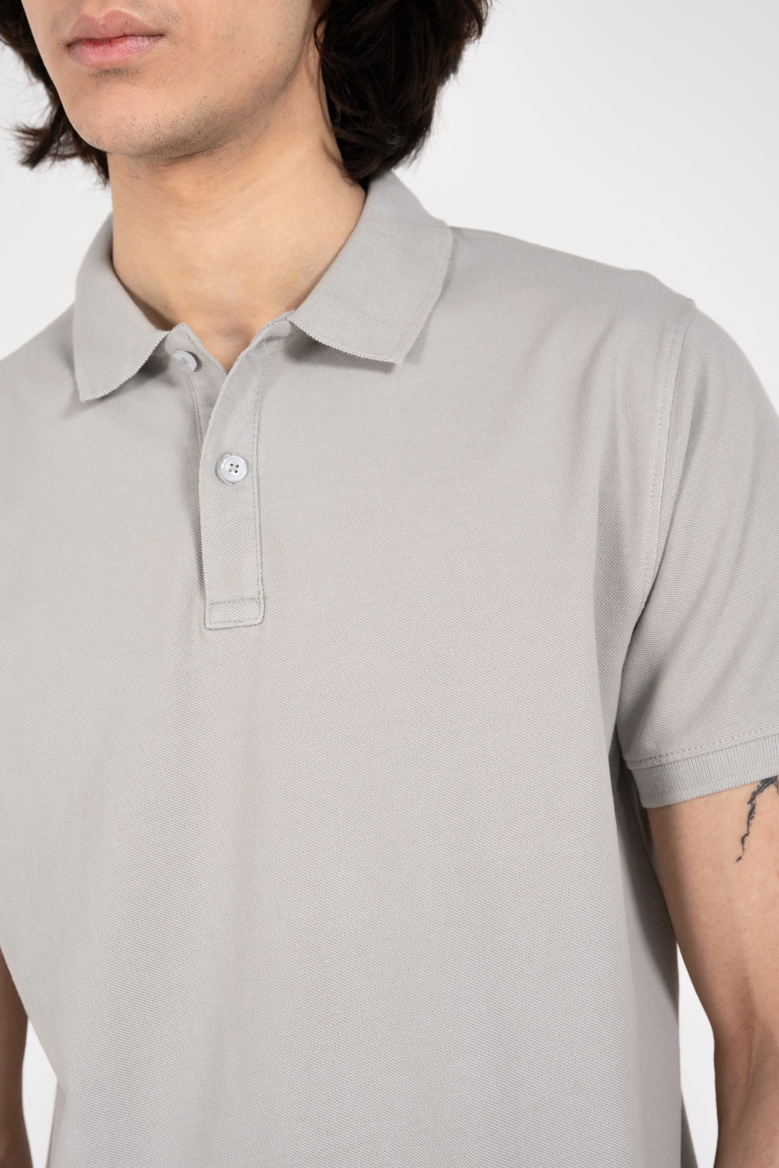 TEXTURED PIQUE POLO - Image 5