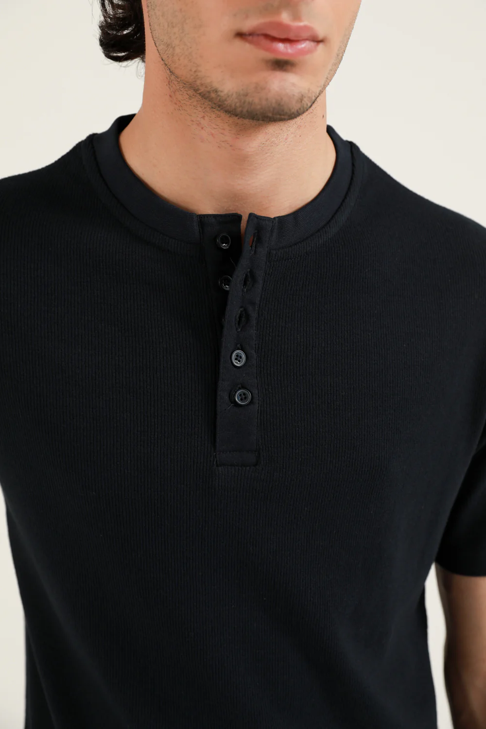 MODAL TEXTURED HENLEY - Image 4