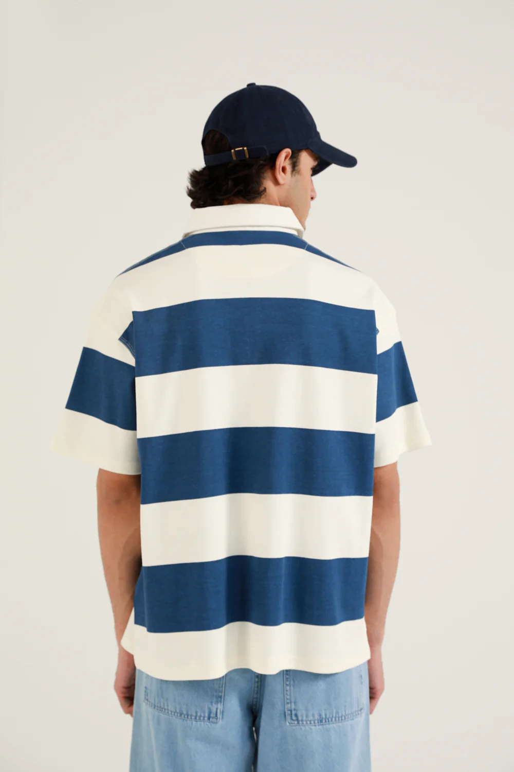 BAGGY FIT STRIPER POLO - Image 2