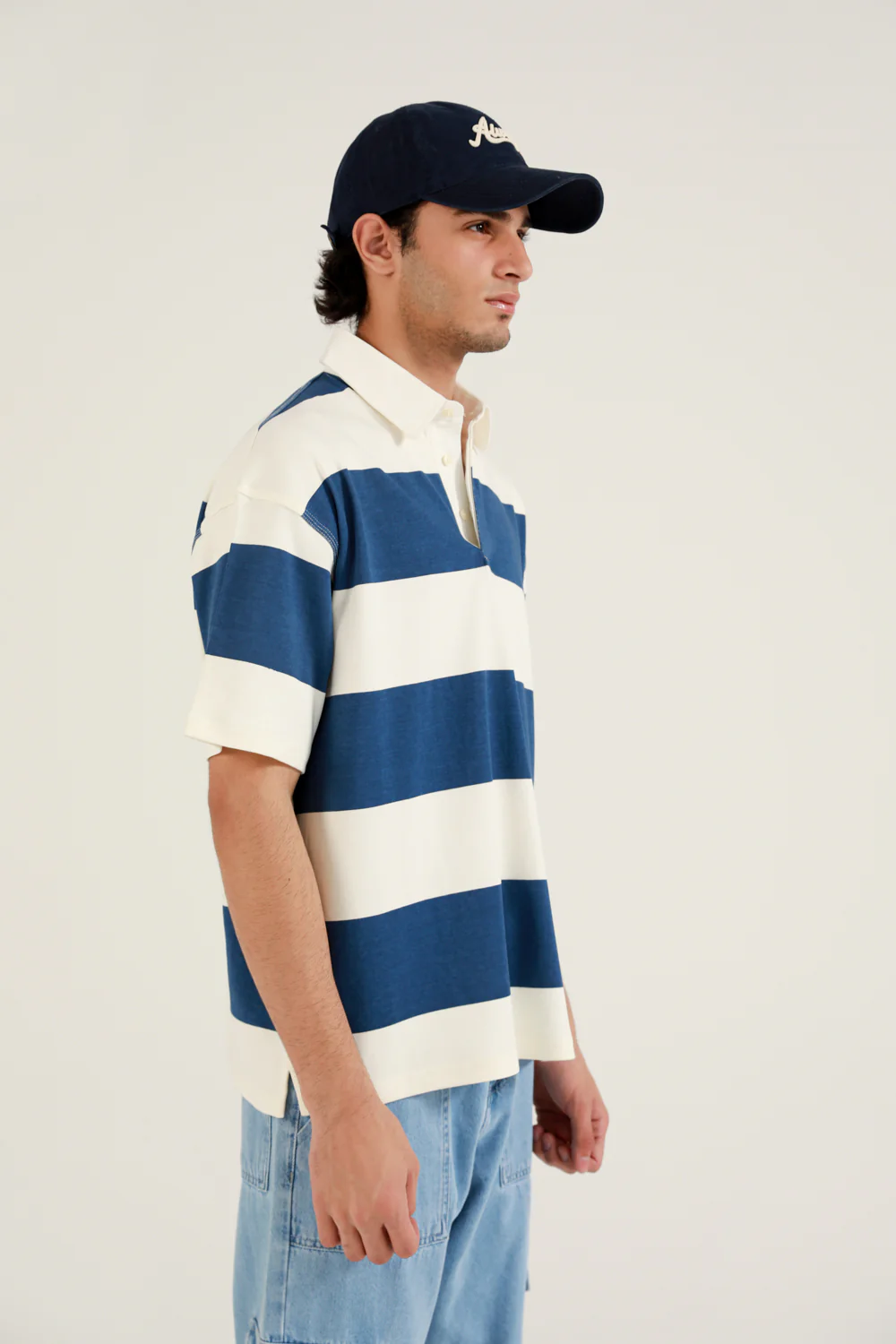 BAGGY FIT STRIPER POLO - Image 5