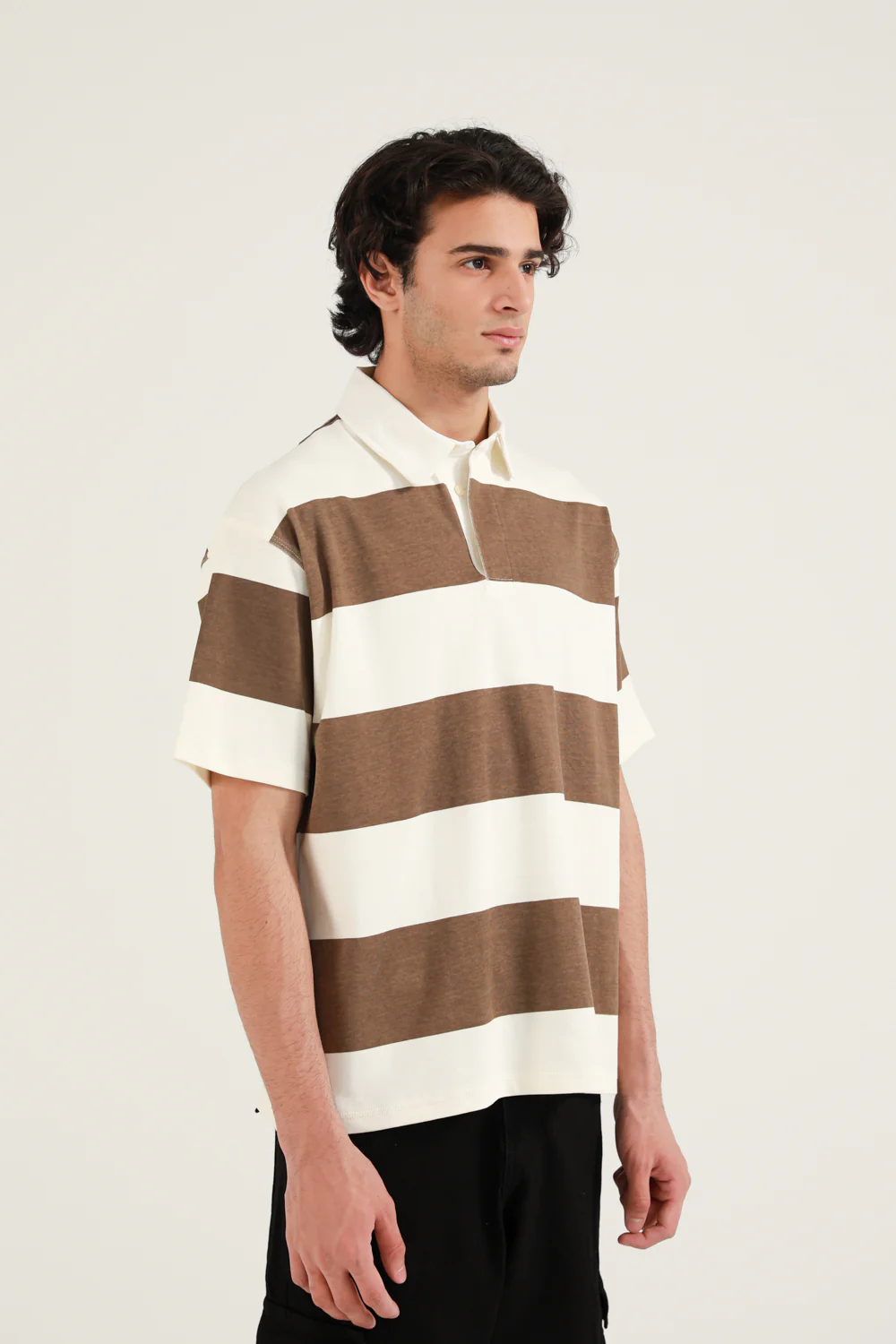 BAGGY FIT STRIPER POLO - Image 5