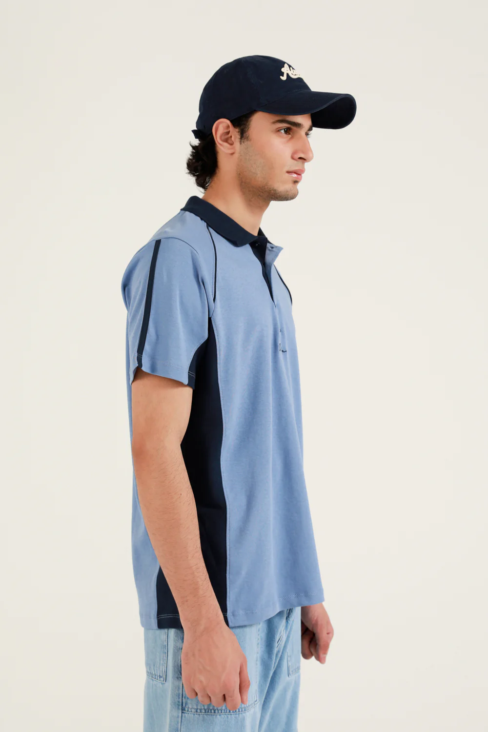 RAGLAN SLEEVE CONTRAST COLLAR POLO - Image 2