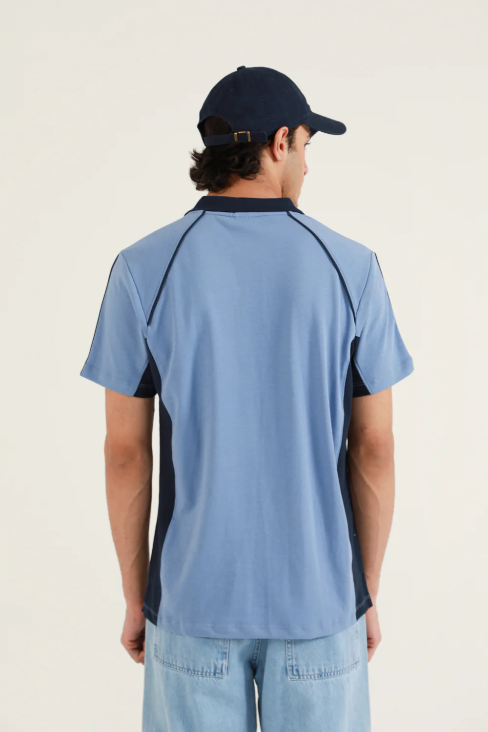 RAGLAN SLEEVE CONTRAST COLLAR POLO - Image 3