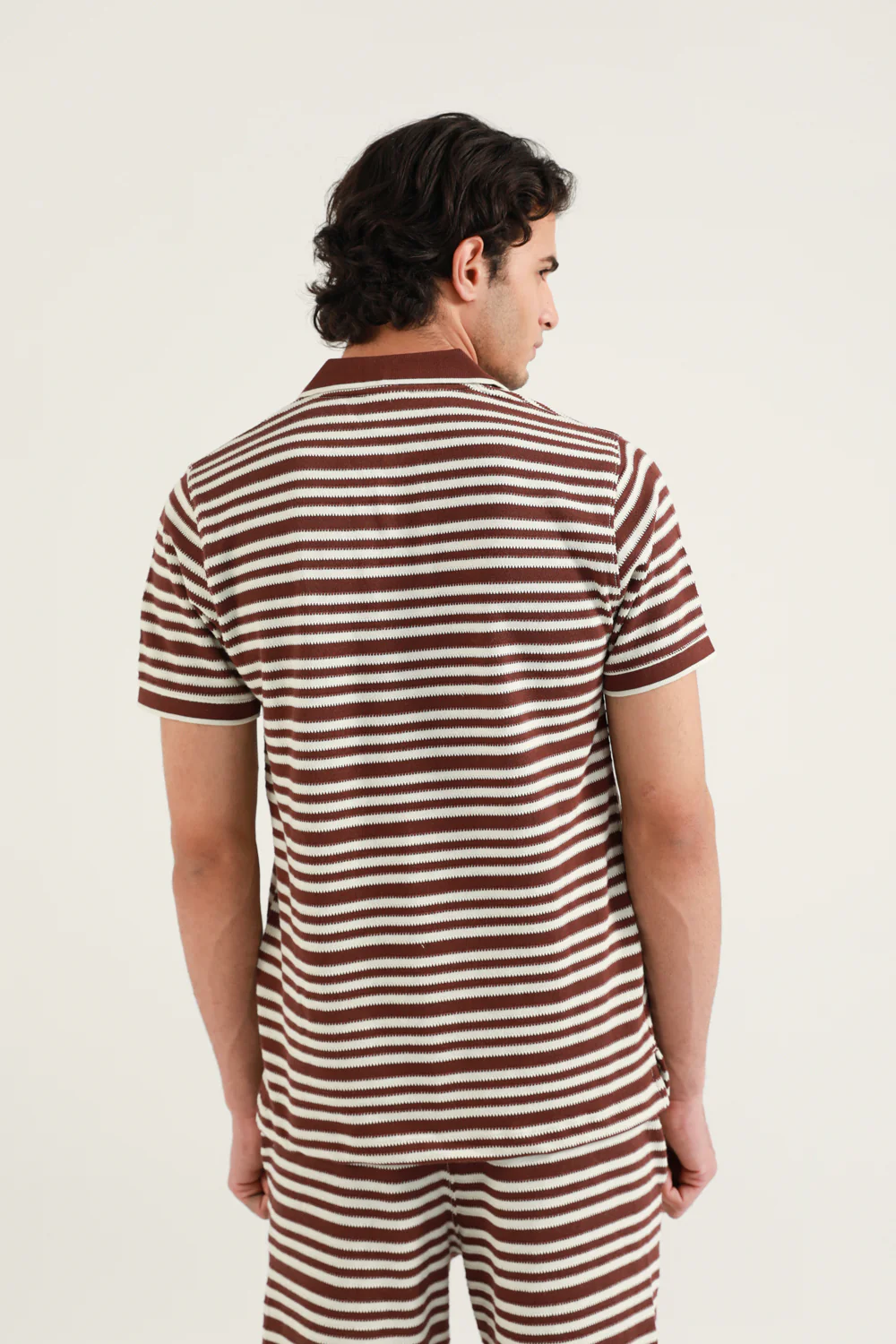TEXTURED STRIPED POLO - Image 3