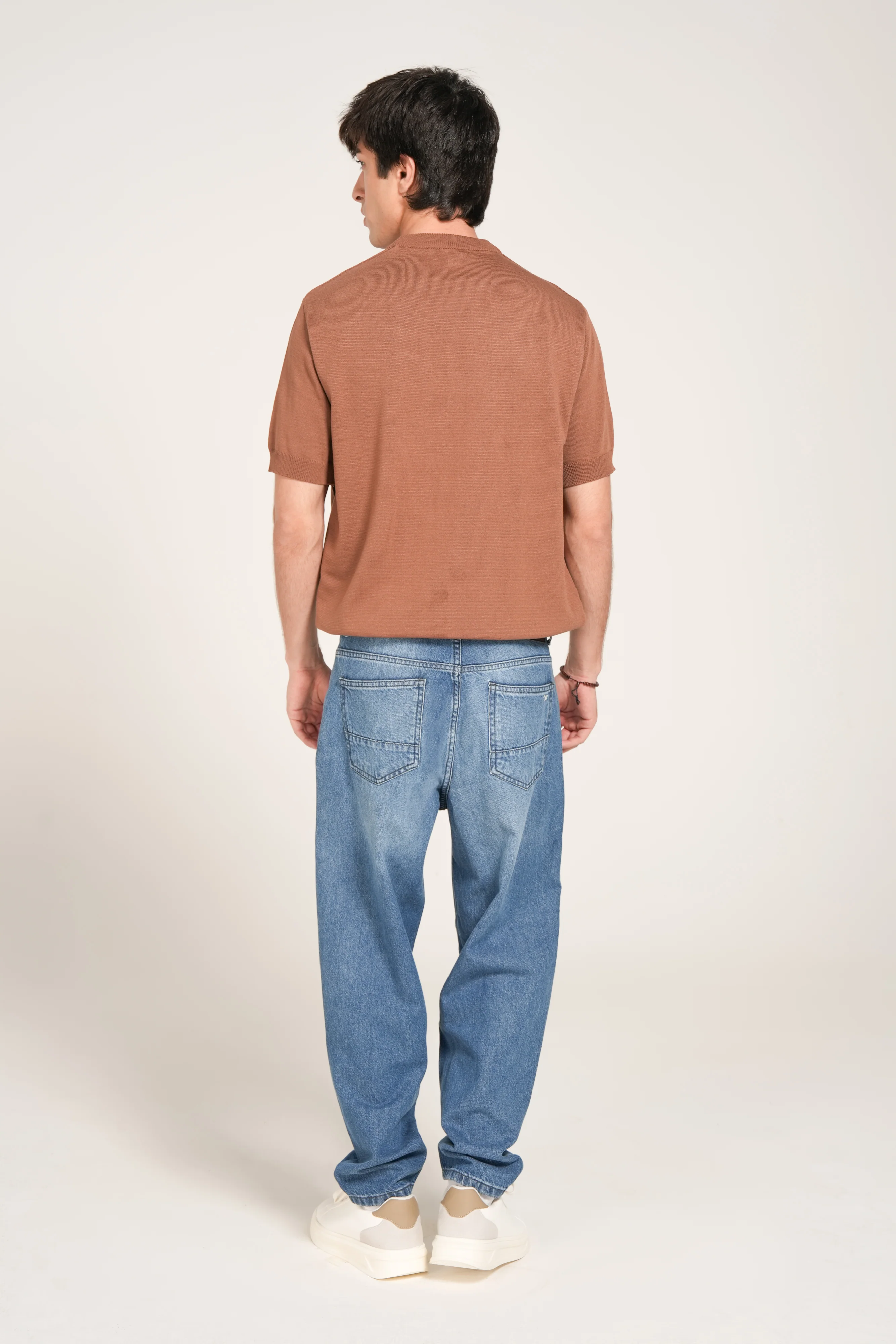 TEXTURED KNITTED TEE - Image 3